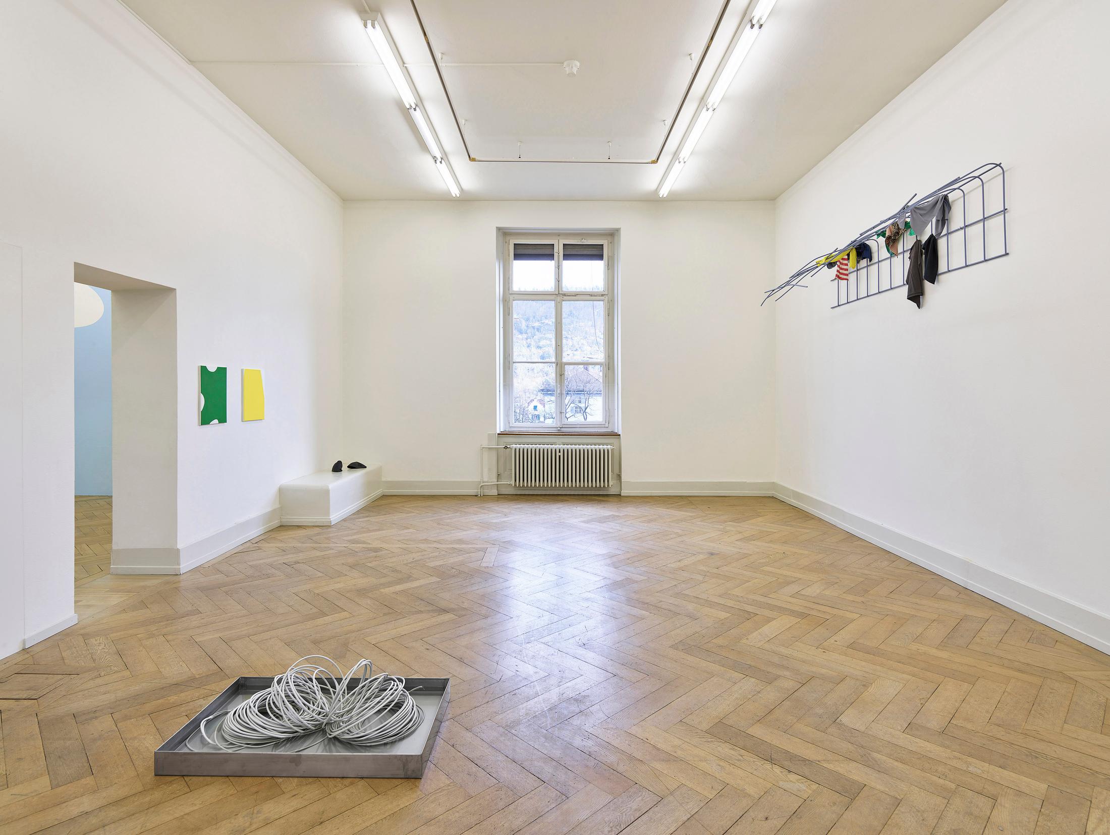 Installation View Vanessa Billy, Barbara Maria Meyer and Edit Oderbolz at Kunsthalle Palazzo, Liestal / Photo: Bernhard Strauss / Courtesy: The artists