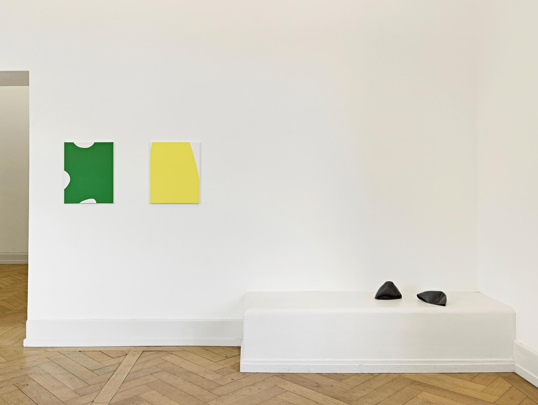 Installation View Barbara Maria Meyer and Vanessa Billy at Kunsthalle Palazzo, Liestal / Photo: Bernhard Strauss / Courtesy: The artists