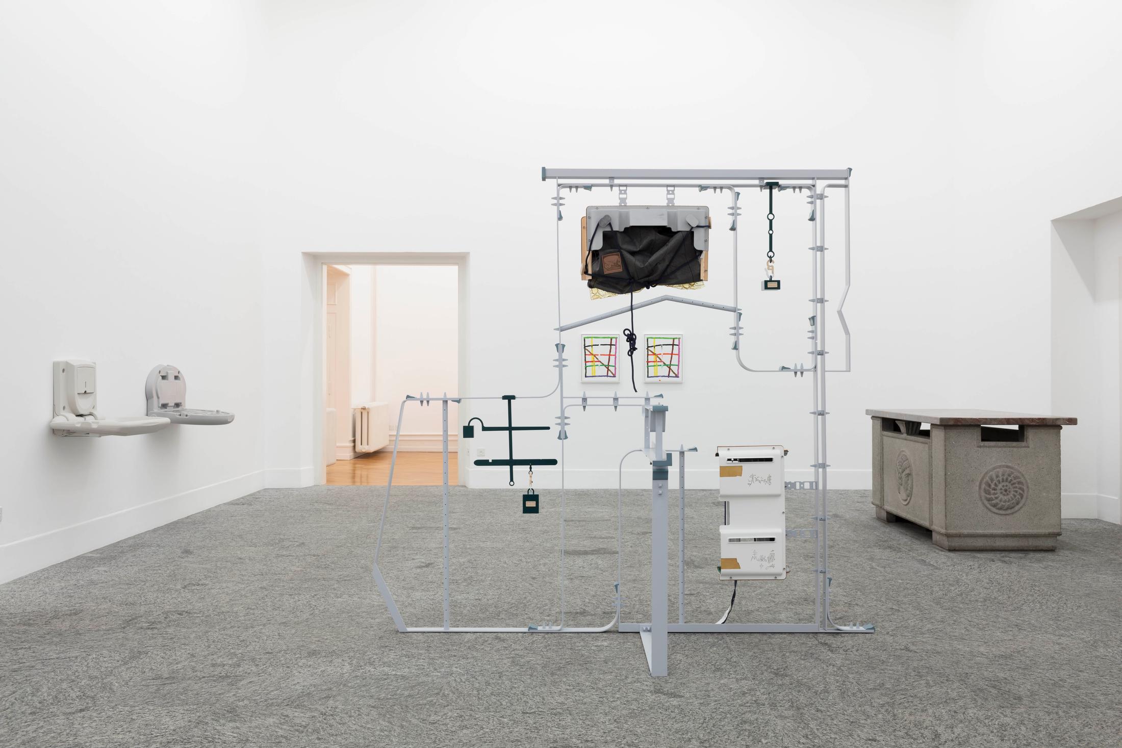 Installation View "Die Zelle" at Kunsthalle Bern, 2018 / Photo: Gunnar Meier