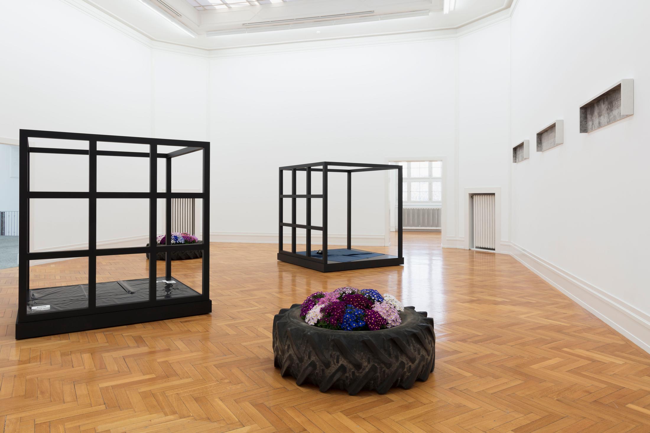 Installation View "Die Zelle" at Kunsthalle Bern, 2018 / Photo: Gunnar Meier