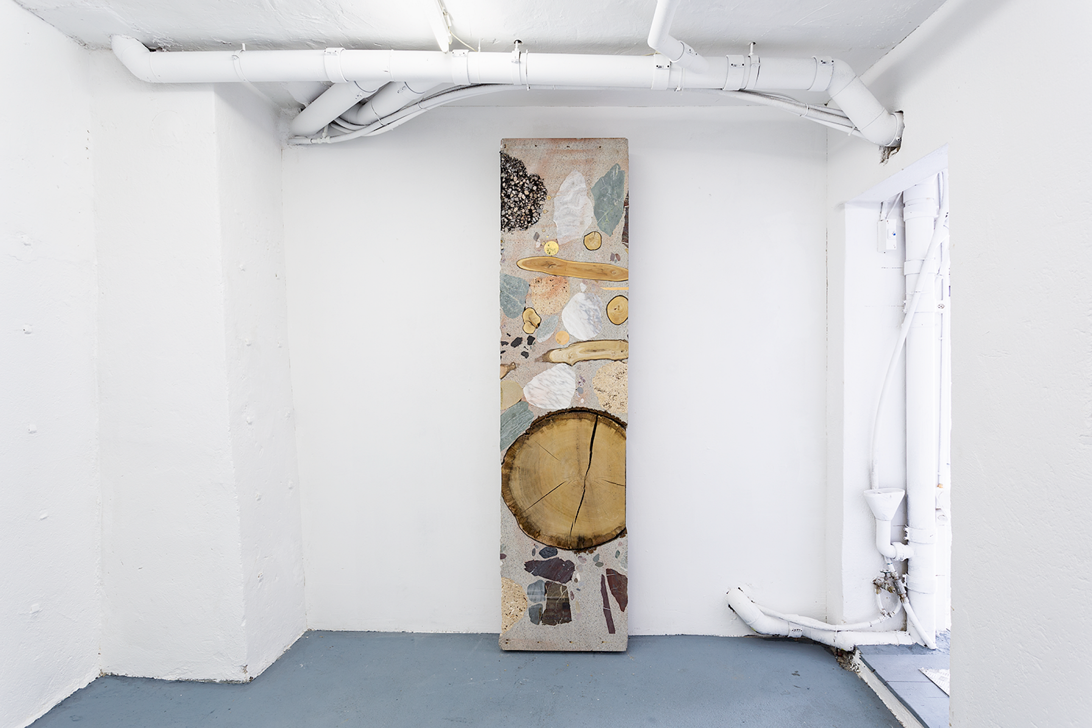 Installation View Groupshow «Double Take / view on Katja Schenker, Wie tief ist die Zeit?, 2017» at Last Tango Zurich, 2018 / Photography: Kilian Bannwart / Courtesy: the artists and Last Tango