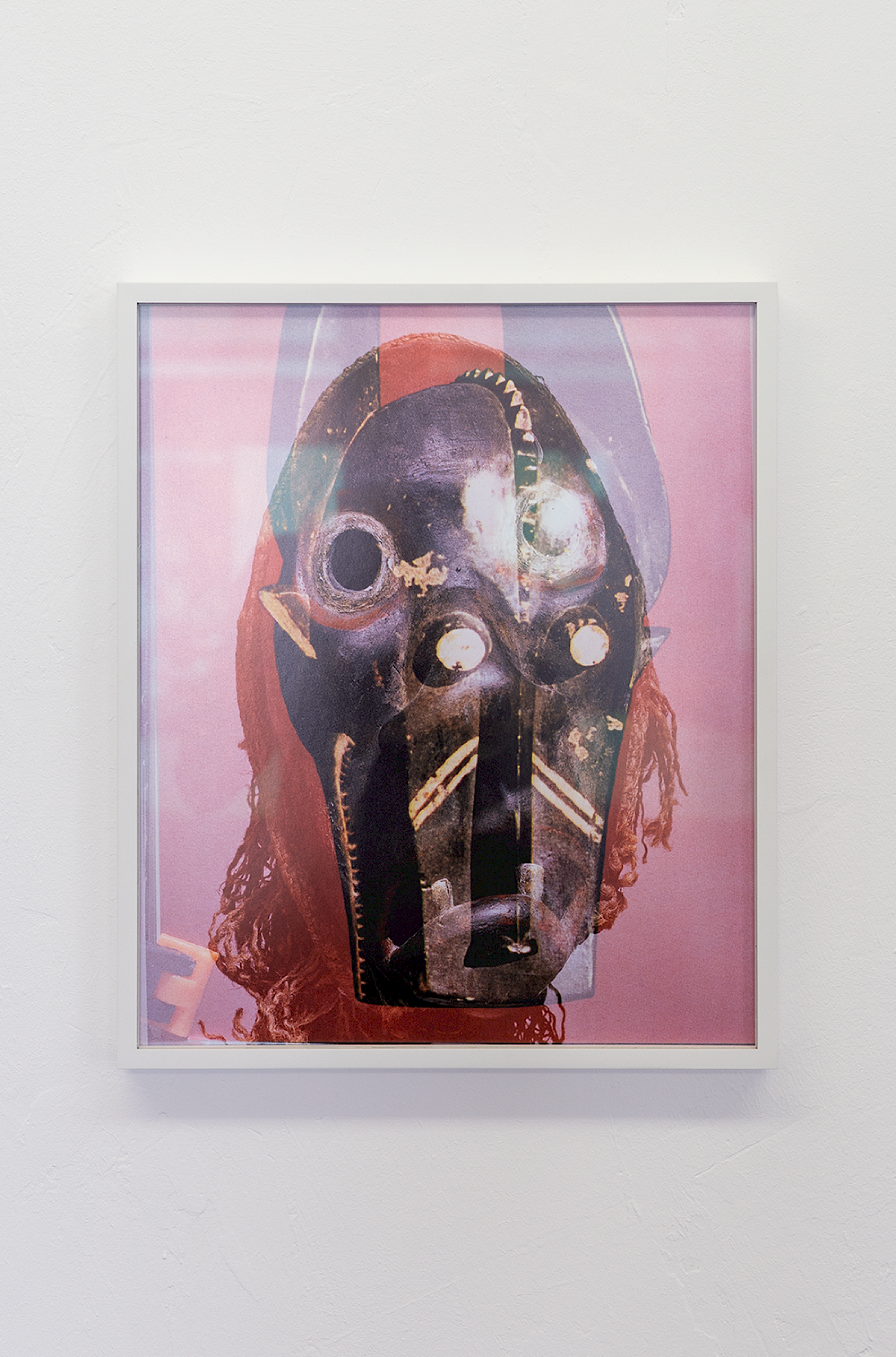 Installation View Groupshow «Double Take / view on Michael Etzensperger, Mask (no. 26), 2016» at Last Tango Zurich, 2018 / Photography: Kilian Bannwart / Courtesy: the artists and Last Tango