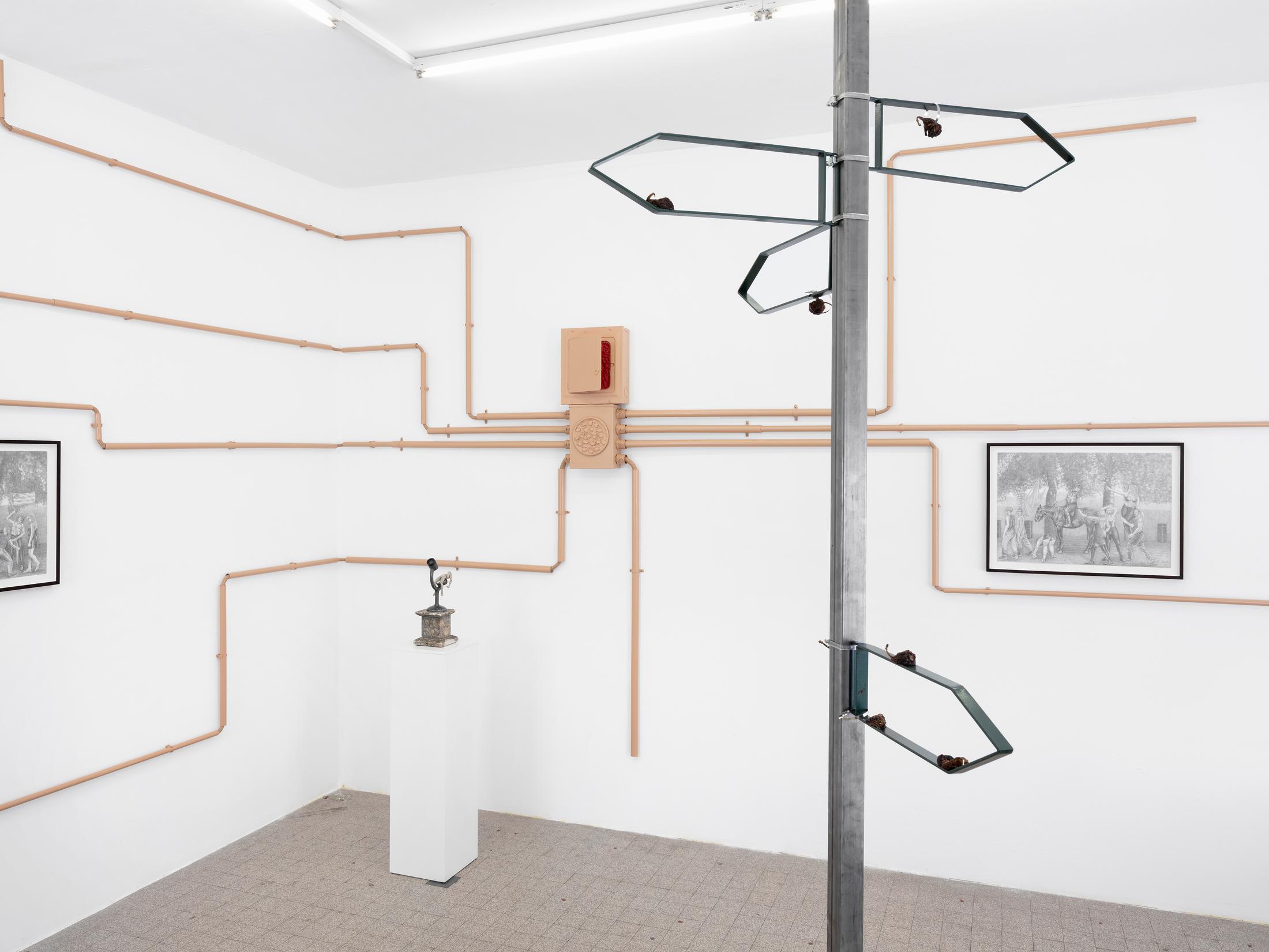 Exhibition View Groupshow «Hatch» at Truth and Consequences, Geneva / Photo: Julien Gremaud / Courtesy: the artist and T&C