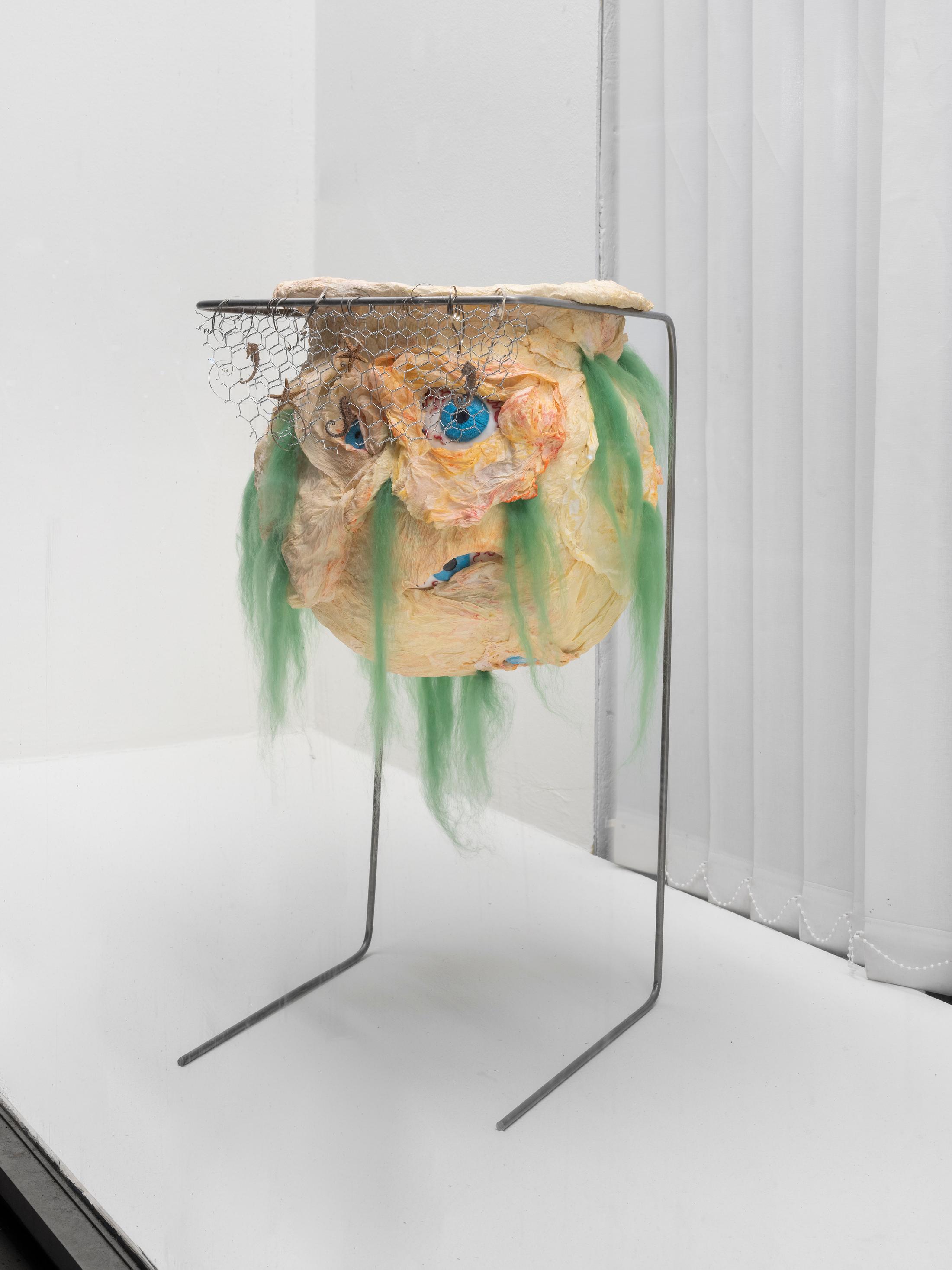 Exhibition View Groupshow «Hatch ; view on Claire van Lubeek, What's Cooking?, 2019» at Truth and Consequences, Geneva / Photo: Julien Gremaud / Courtesy: the artist and T&C