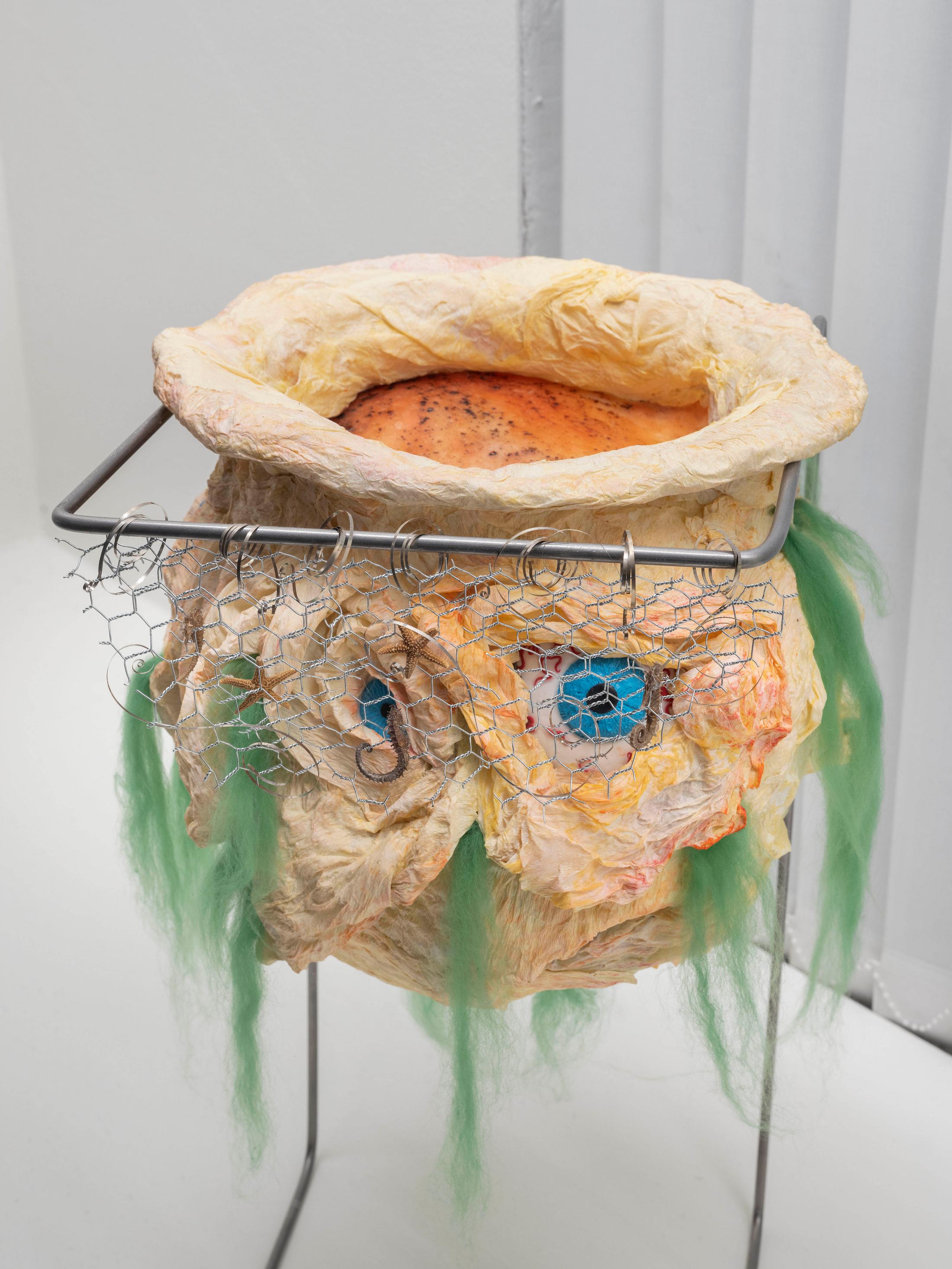 Exhibition View Groupshow «Hatch ; view on Claire van Lubeek, What's Cooking?, 2019» at Truth and Consequences, Geneva / Photo: Julien Gremaud / Courtesy: the artist and T&C