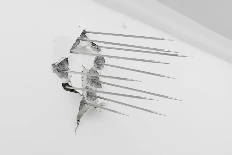 Exhibition View Groupshow «Hunter Of Worlds / view on Marie Matusz, Self-fulfilling Prophecy (2018), detail» at SALTS, Birsfelden / Photo: Gunnar Meier / Courtesy: the artist and SALTS