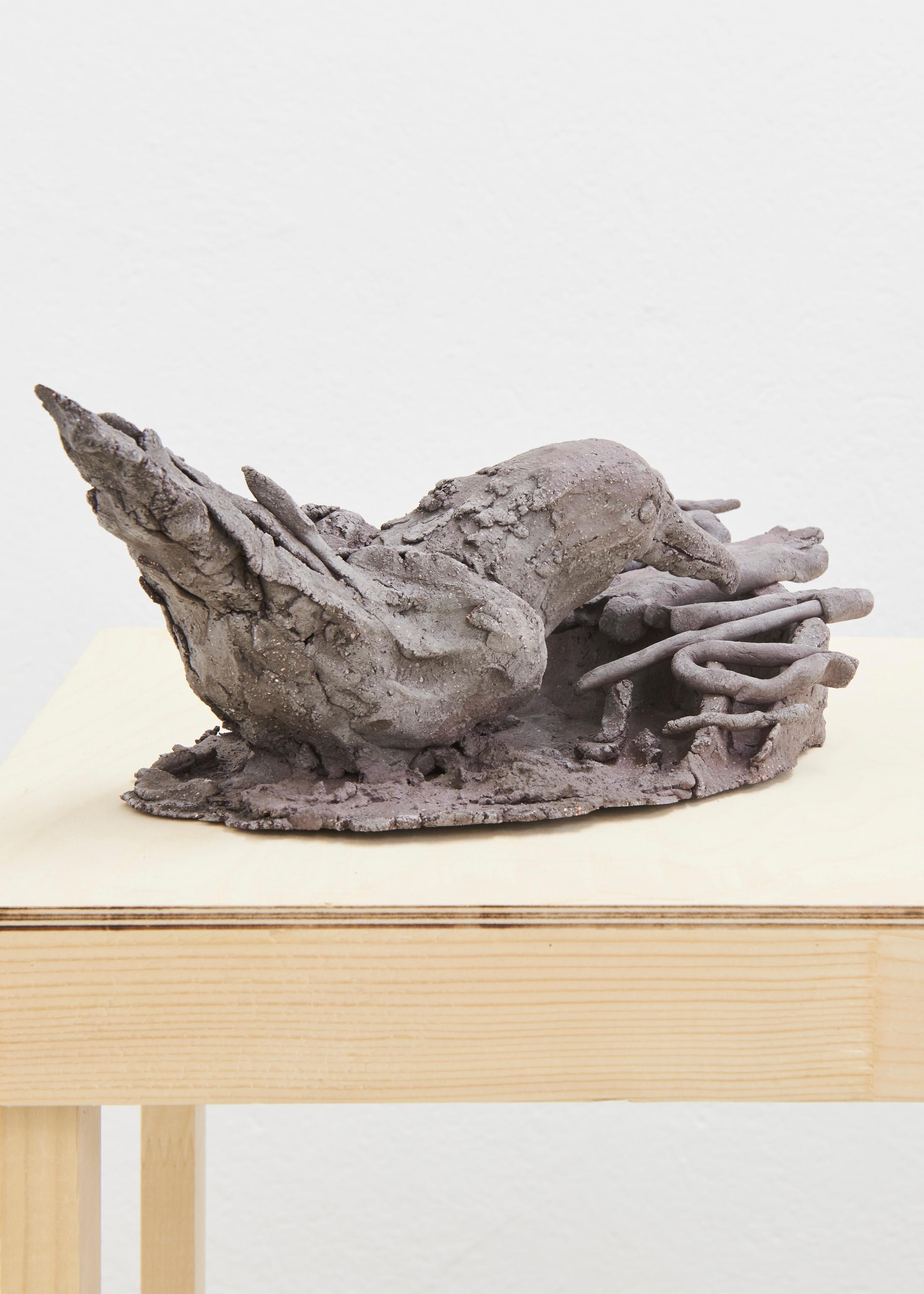 Exhibition View Groupshow «If it's Conceivable it's Possible» with Marilou Bal, Mathieu Dafflon, Anna Diehl, Séverine Heizmann, Maya Hottarek, Matthias Liechti, Ivan Mitrovic, Raphael Stucky and Cassidy Toner at WallRiss, Fribourg / Photo: Guillaume Baeriswyl