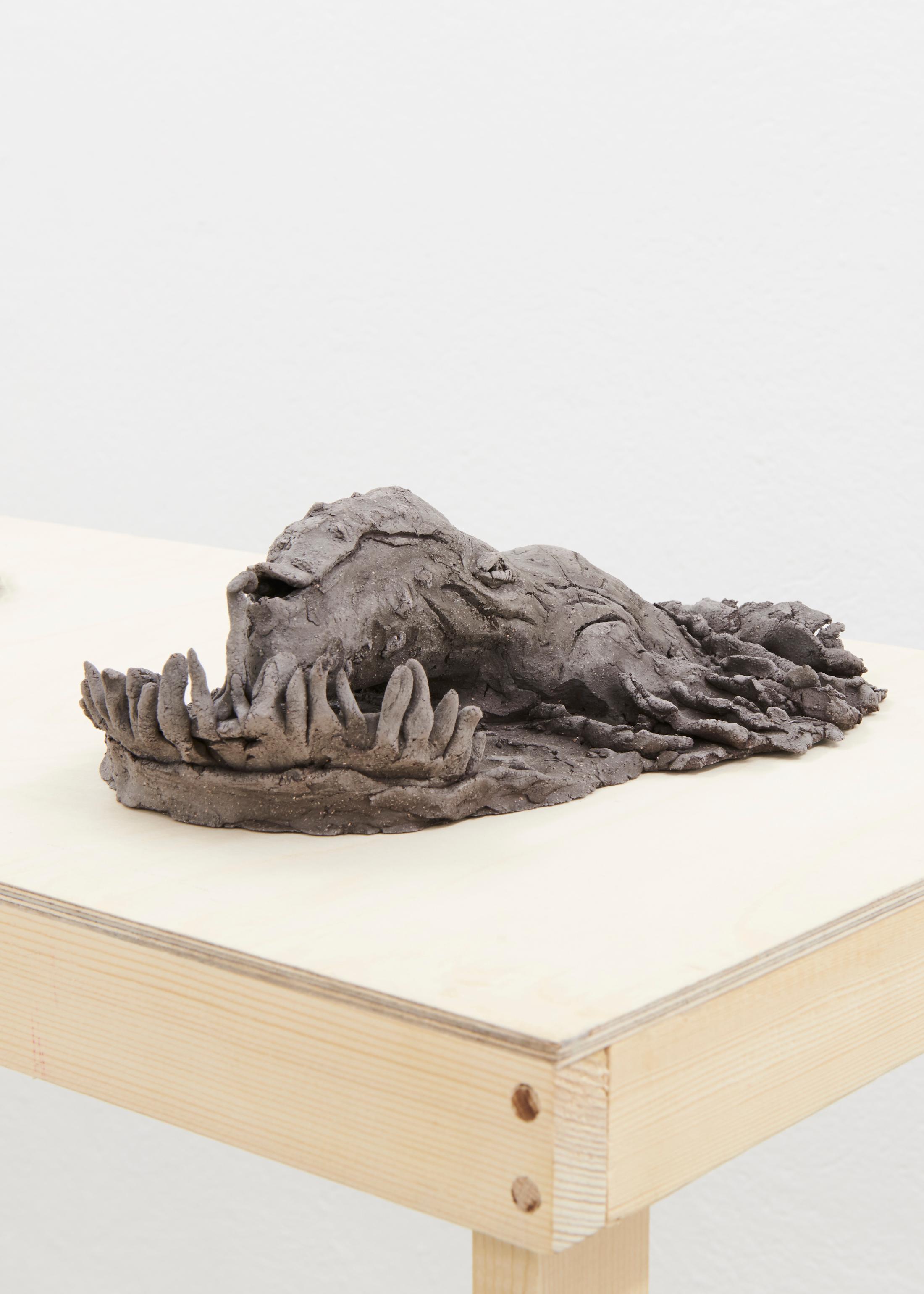 Exhibition View Groupshow «If it's Conceivable it's Possible» with Marilou Bal, Mathieu Dafflon, Anna Diehl, Séverine Heizmann, Maya Hottarek, Matthias Liechti, Ivan Mitrovic, Raphael Stucky and Cassidy Toner at WallRiss, Fribourg / Photo: Guillaume Baeriswyl