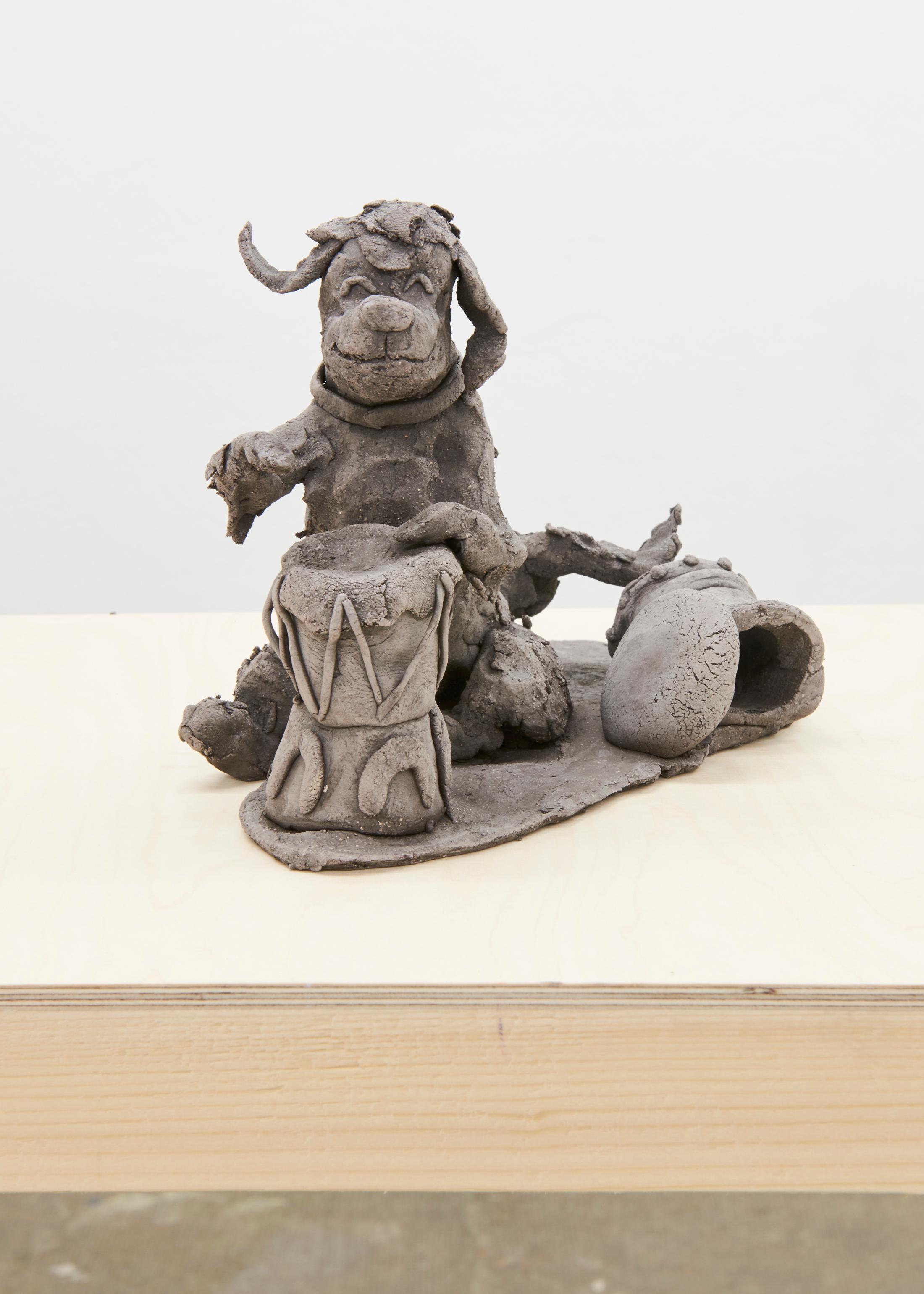 Exhibition View Groupshow «If it's Conceivable it's Possible» with Marilou Bal, Mathieu Dafflon, Anna Diehl, Séverine Heizmann, Maya Hottarek, Matthias Liechti, Ivan Mitrovic, Raphael Stucky and Cassidy Toner at WallRiss, Fribourg / Photo: Guillaume Baeriswyl