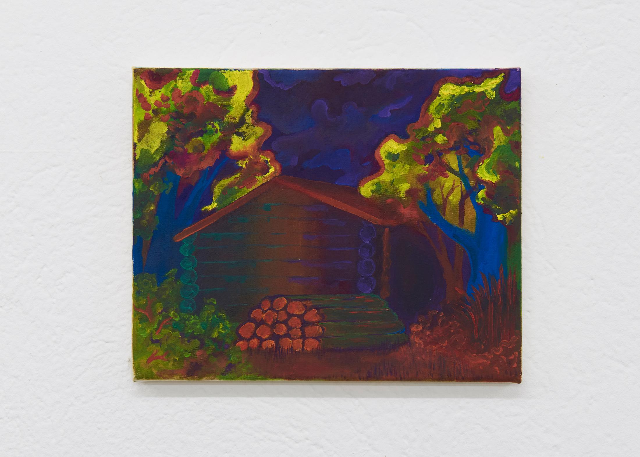 Exhibition View Groupshow «If it's Conceivable it's Possible» with Marilou Bal, Mathieu Dafflon, Anna Diehl, Séverine Heizmann, Maya Hottarek, Matthias Liechti, Ivan Mitrovic, Raphael Stucky and Cassidy Toner at WallRiss, Fribourg / Photo: Guillaume Baeriswyl