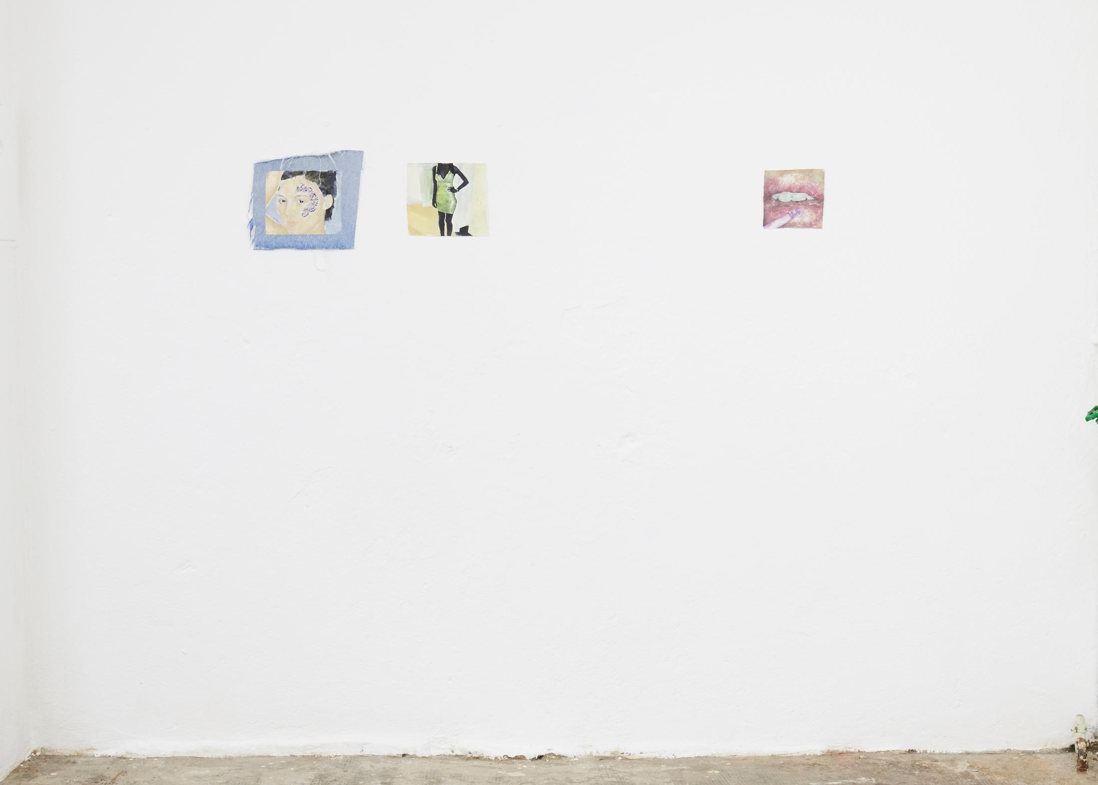 Exhibition View Groupshow «If it's Conceivable it's Possible» with Marilou Bal, Mathieu Dafflon, Anna Diehl, Séverine Heizmann, Maya Hottarek, Matthias Liechti, Ivan Mitrovic, Raphael Stucky and Cassidy Toner at WallRiss, Fribourg / Photo: Guillaume Baeriswyl