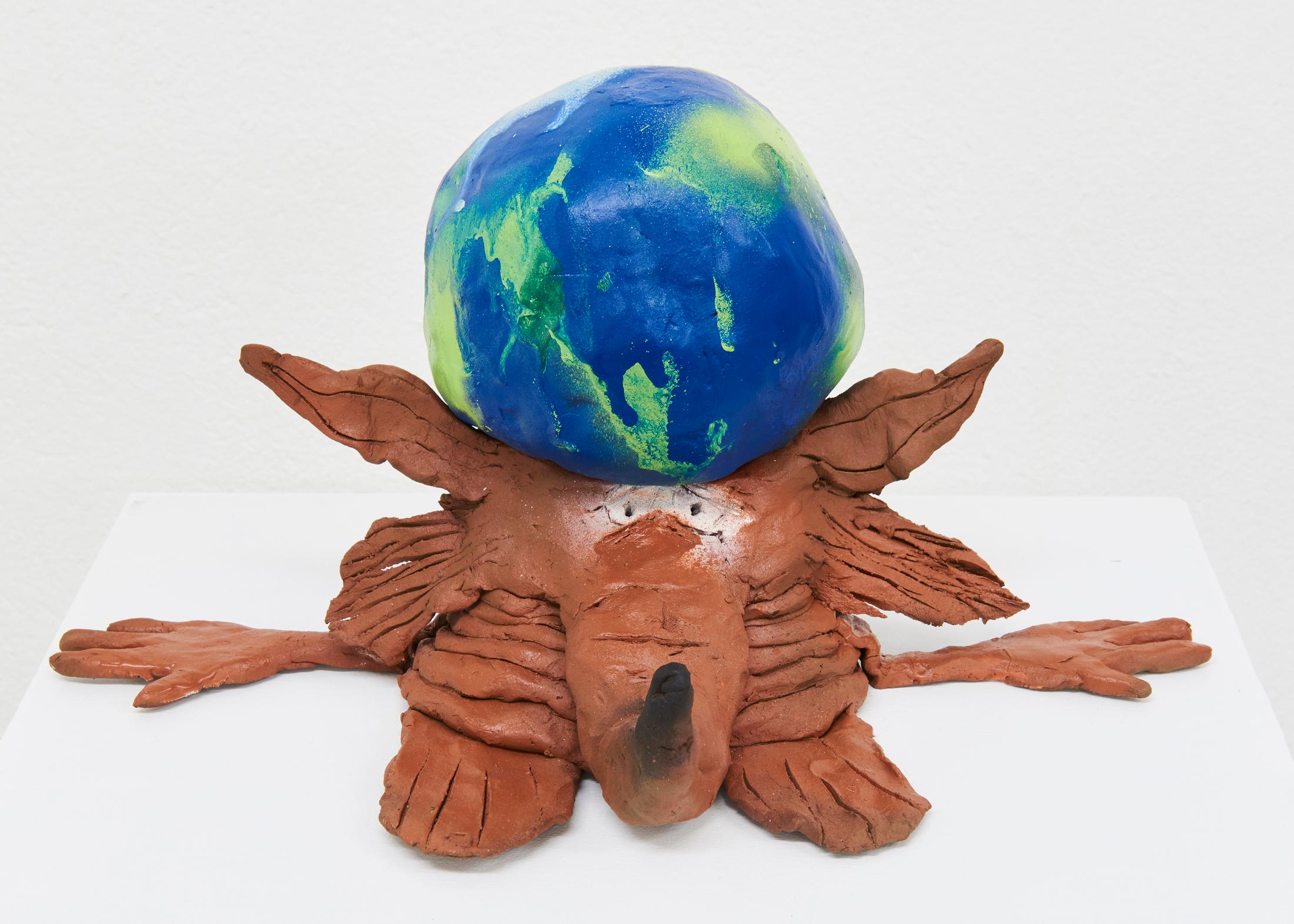 Exhibition View Groupshow «If it's Conceivable it's Possible» with Marilou Bal, Mathieu Dafflon, Anna Diehl, Séverine Heizmann, Maya Hottarek, Matthias Liechti, Ivan Mitrovic, Raphael Stucky and Cassidy Toner at WallRiss, Fribourg / Photo: Guillaume Baeriswyl