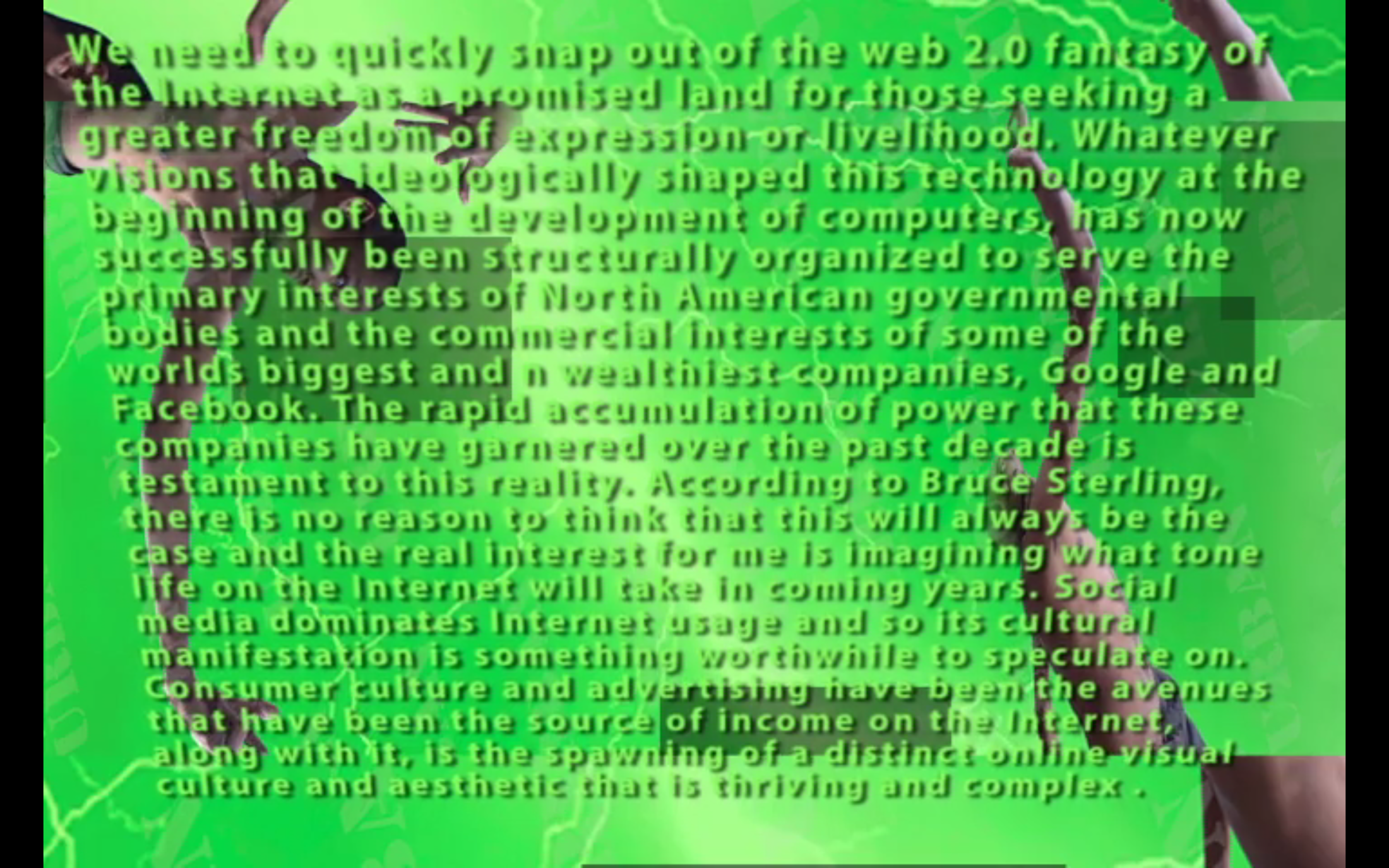 Exhibition View Groupshow «Le Soin des Possibles; view on Tabita Rezaire, Afro Cyber Resistance, 2015, video still» at 1.1, Basel, 2019 / Photo: Jelly Luise / Courtesy: the artist