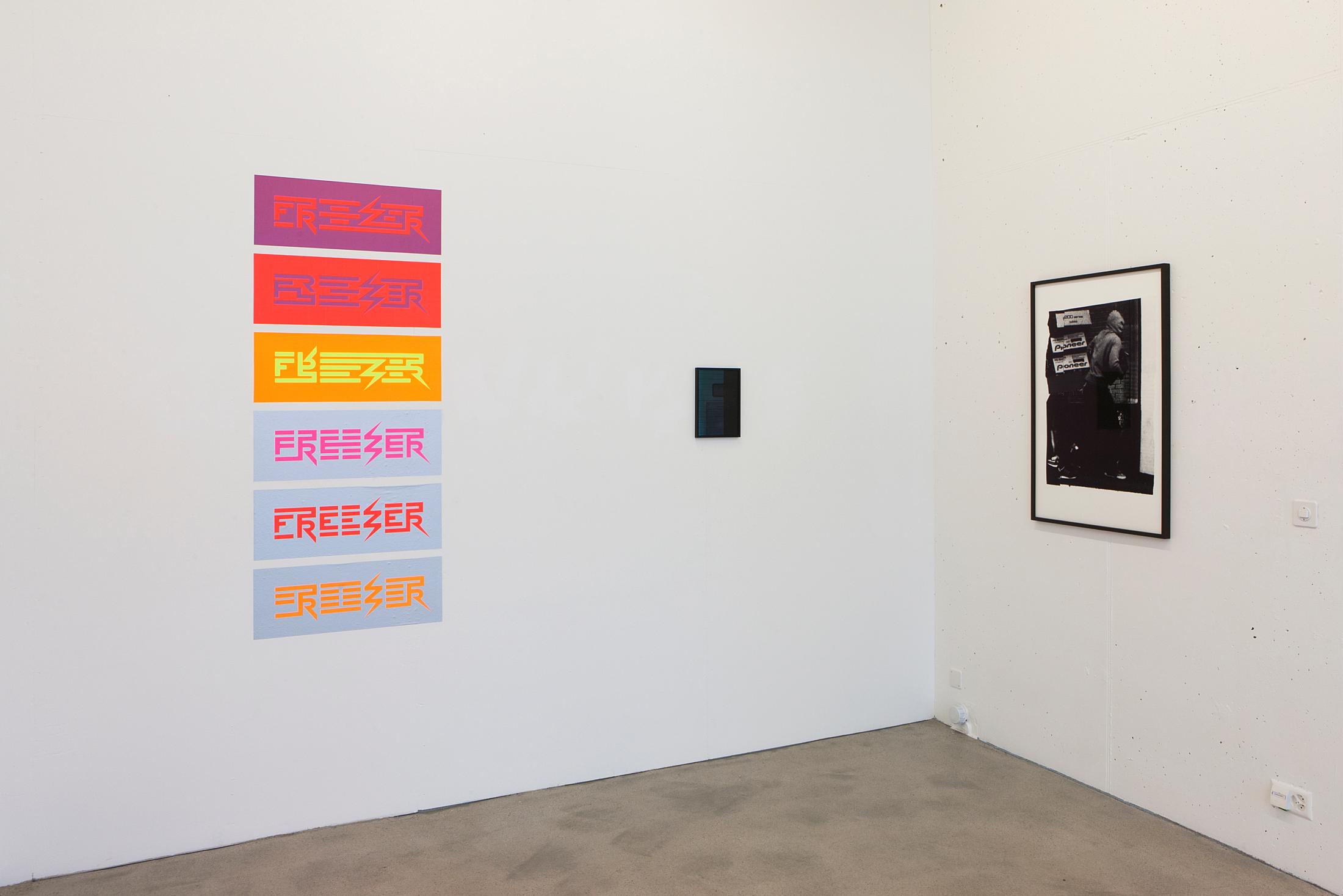 Exhibition View Groupshow «Style Samples; view on Emmanuel Rey and Elise Gagnebin-de Bons» at Forma art contemporain, Lausanne / Photo: Shannon Guerrico / Courtesy: the
artist, Forma and Locus Solus