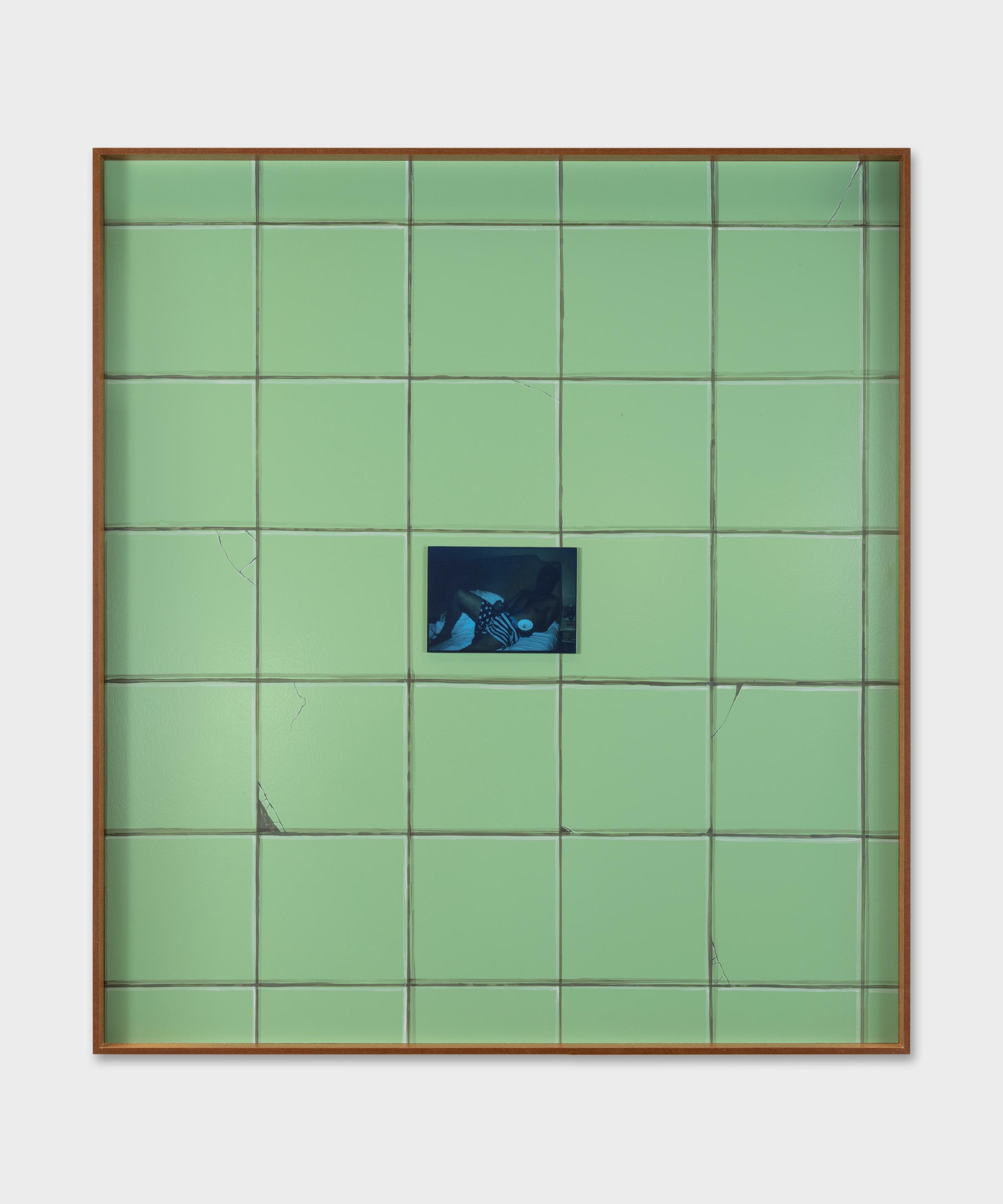 Exhibition View Groupshow «Swiss Made; view on Valentin Carron, Wall Tile And Chroma, 2019» at Ribordy Thetaz, Geneva, 2019 / Photo: © Julien Gremaud