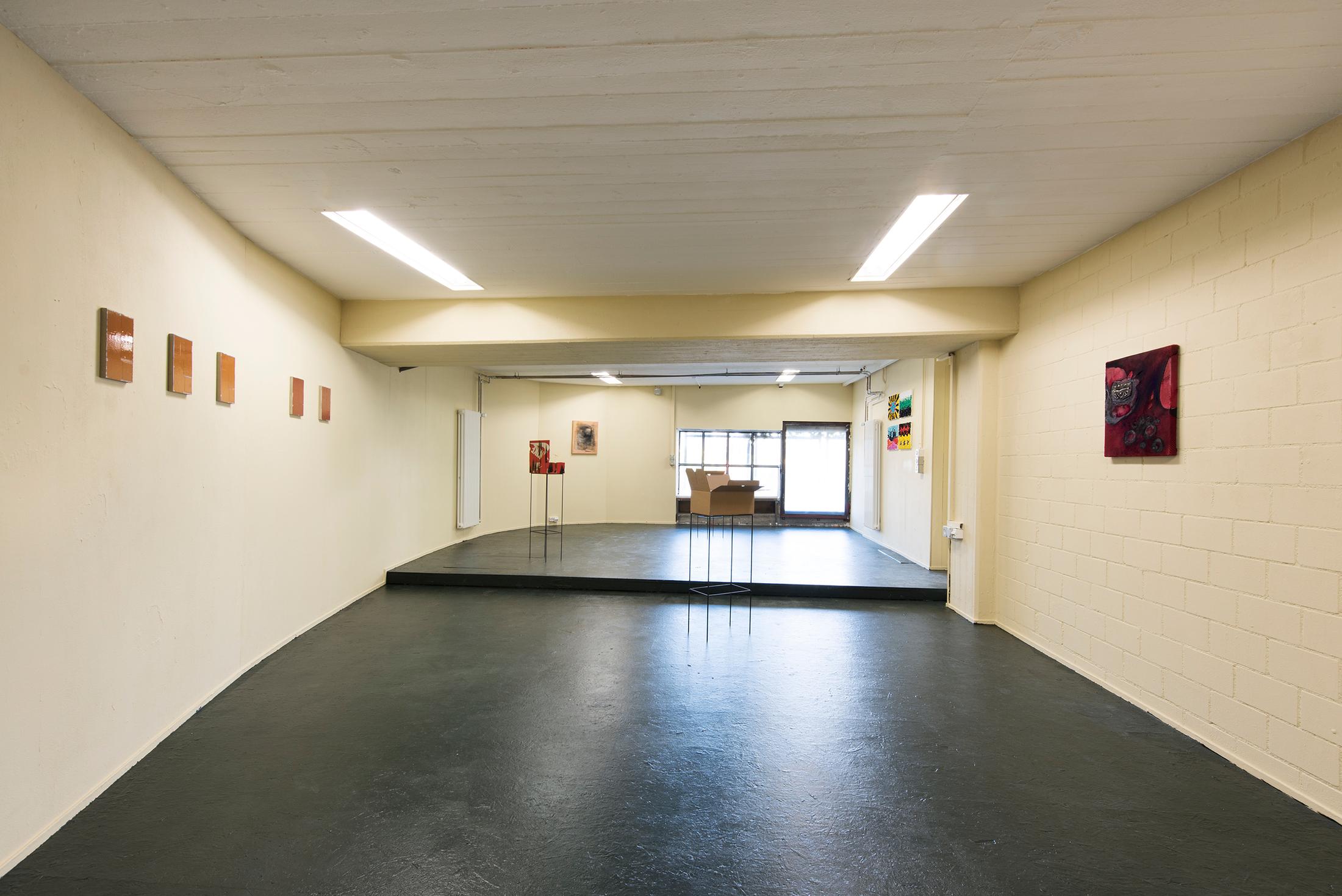 Exhibition View Groupshow «Viral Landscapes» at Dynamo Project Room 13, Zurich / Curated by Mohamed Almusibli / Photo: James Bantone / Courtesy: the curator and the artist