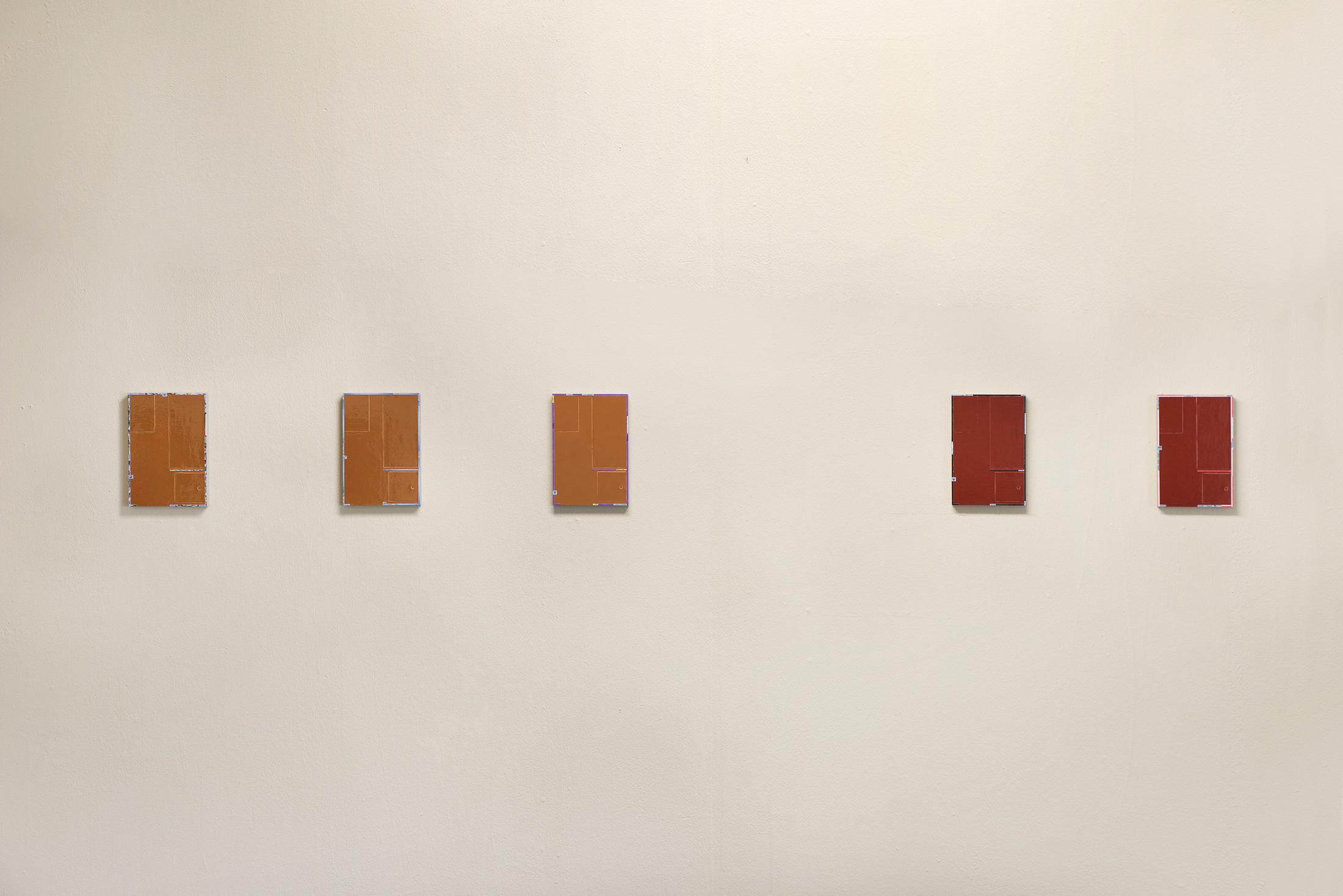 Exhibition View Groupshow «Viral Landscapes / view on Gilles Jacot, Staines or holes, 2018» at Dynamo Project Room 13, Zurich / Curated by Mohamed Almusibli / Photo: James Bantone / Courtesy: the curator and the artist