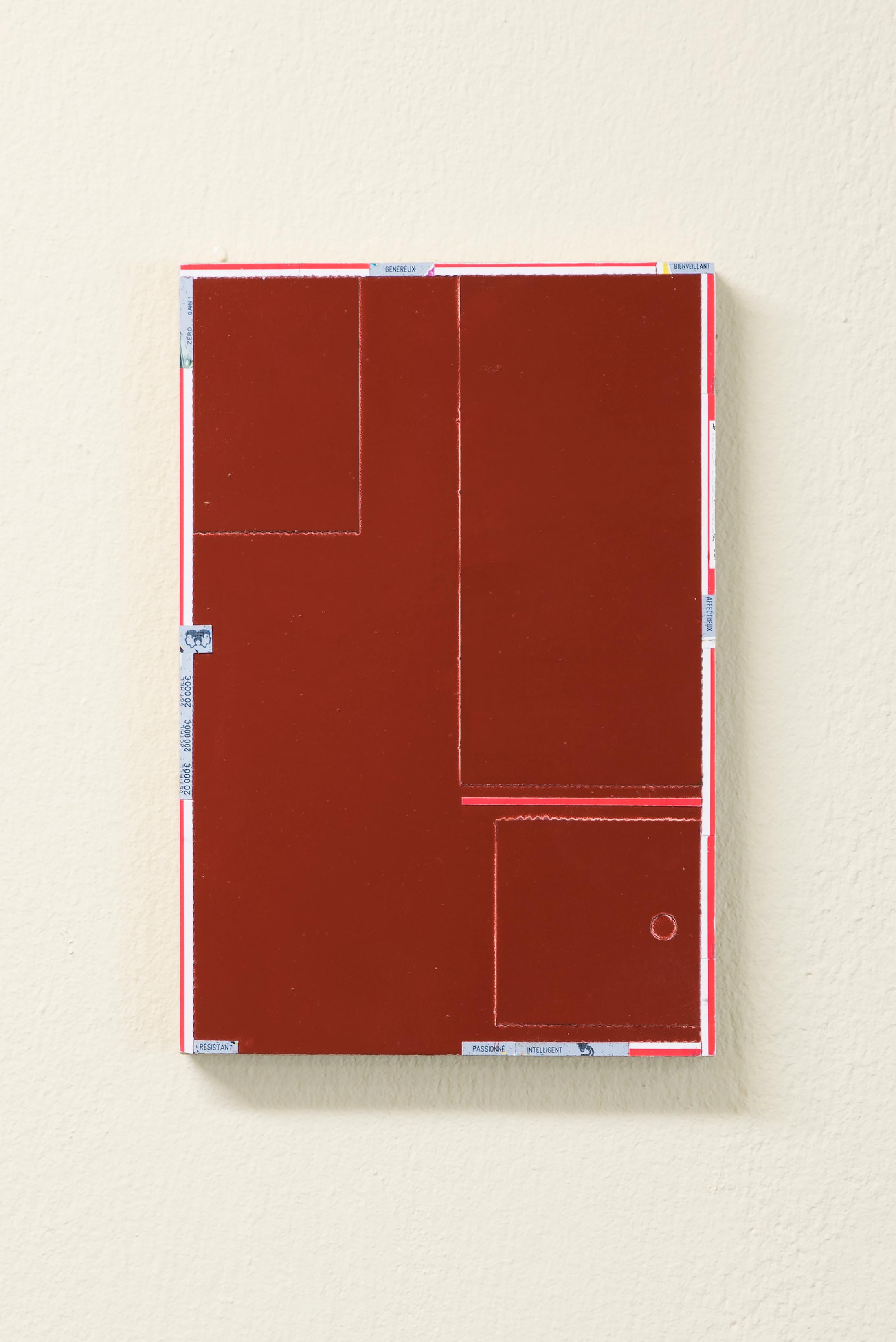 Exhibition View Groupshow «Viral Landscapes / view on Gilles Jacot, Staines or holes, 2018» at Dynamo Project Room 13, Zurich / Curated by Mohamed Almusibli / Photo: James Bantone / Courtesy: the curator and the artist