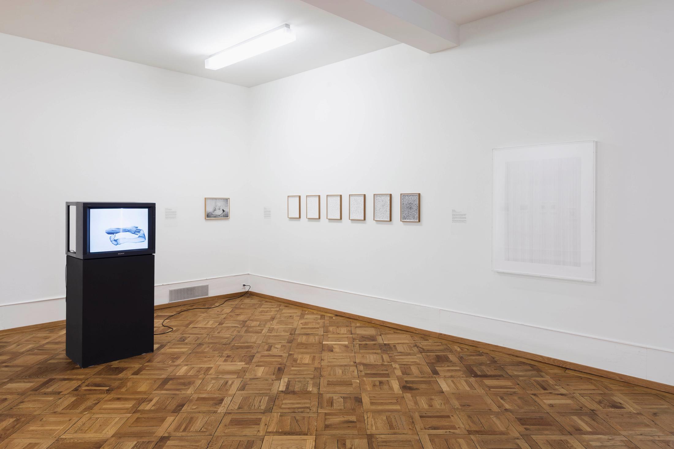Exhibition View Groupshow «Zeitspuren – The Power of Now» at PASQUART, Biel/Bienne, 2018 / Photo: Gunnar Meier