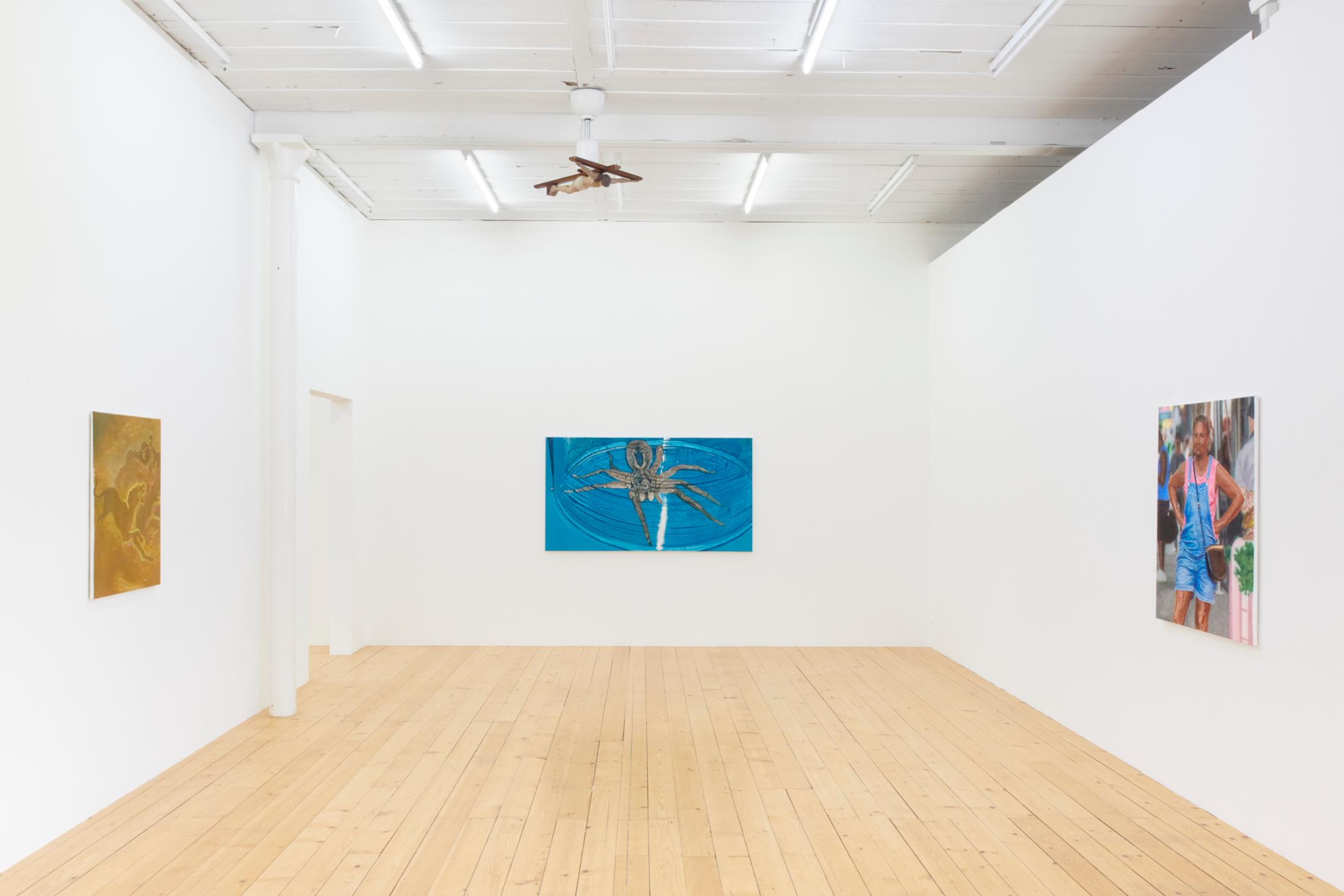 Exhibition View Hamishi Farah Solo Show «Dog Heaven 2, How Sweet the Wound of Jesus Tastes» at Fri Art Kunsthalle, Fribourg, 2021 / Photo: Guillaume Python / Courtesy: the artist and Fri Art Kunsthalle