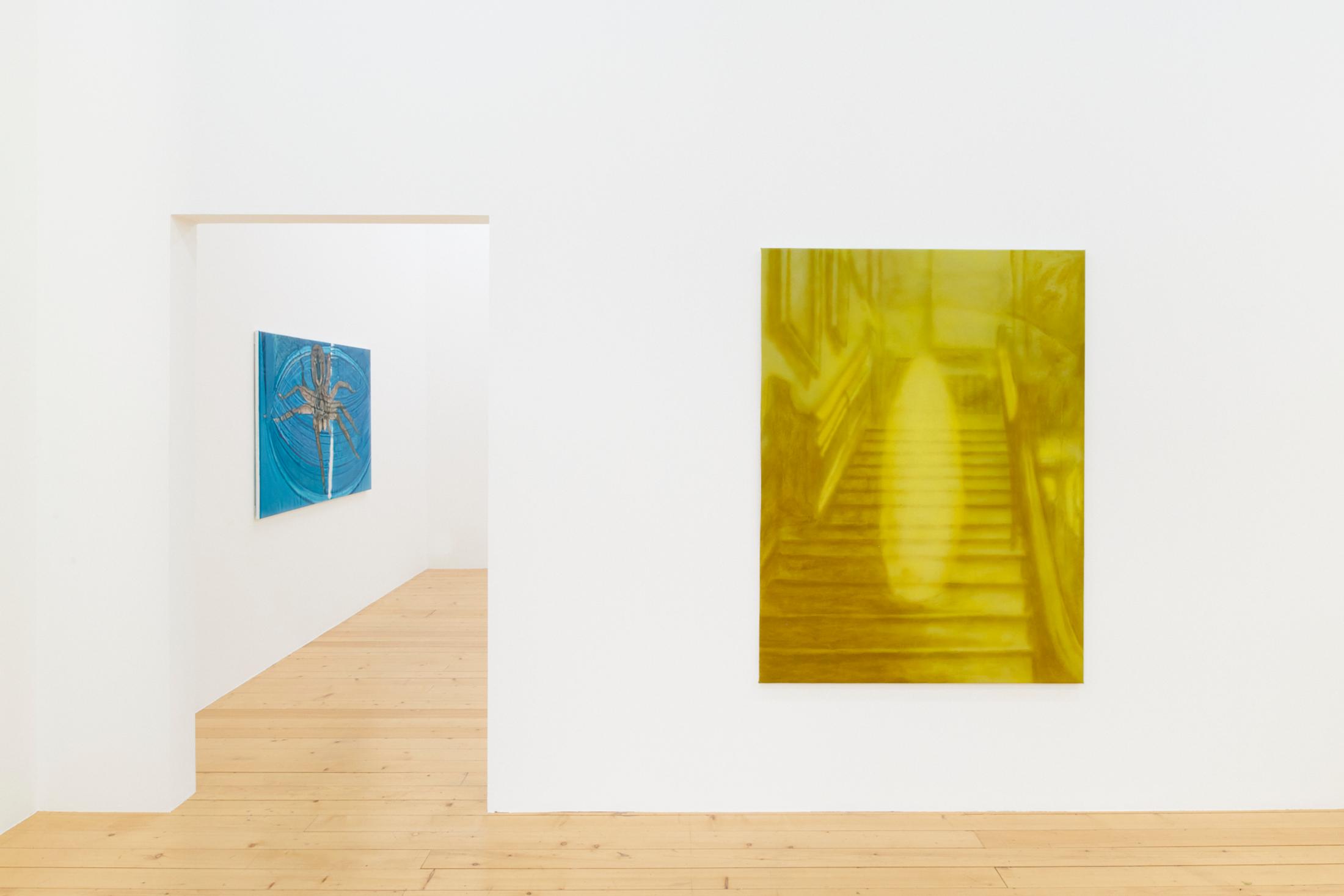 Exhibition View Hamishi Farah Solo Show «Dog Heaven 2, How Sweet the Wound of Jesus Tastes» at Fri Art Kunsthalle, Fribourg, 2021 / Photo: Guillaume Python / Courtesy: the artist and Fri Art Kunsthalle