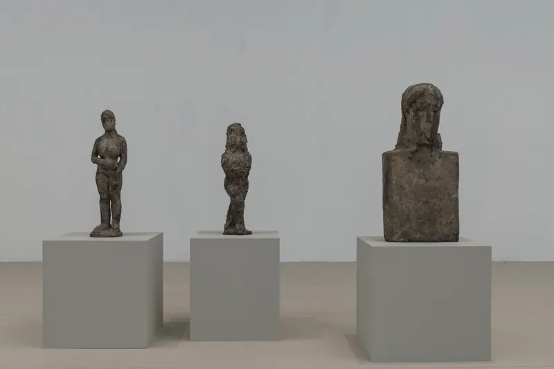 Exhibition View Hans Josephsohn, Solo Show at MASI Lugano, Lugano, 2020 / Photo: © Studio Pagi / Courtesy: Josephsohn Estate, Kesselhaus Josephsohn/Galerie Felix