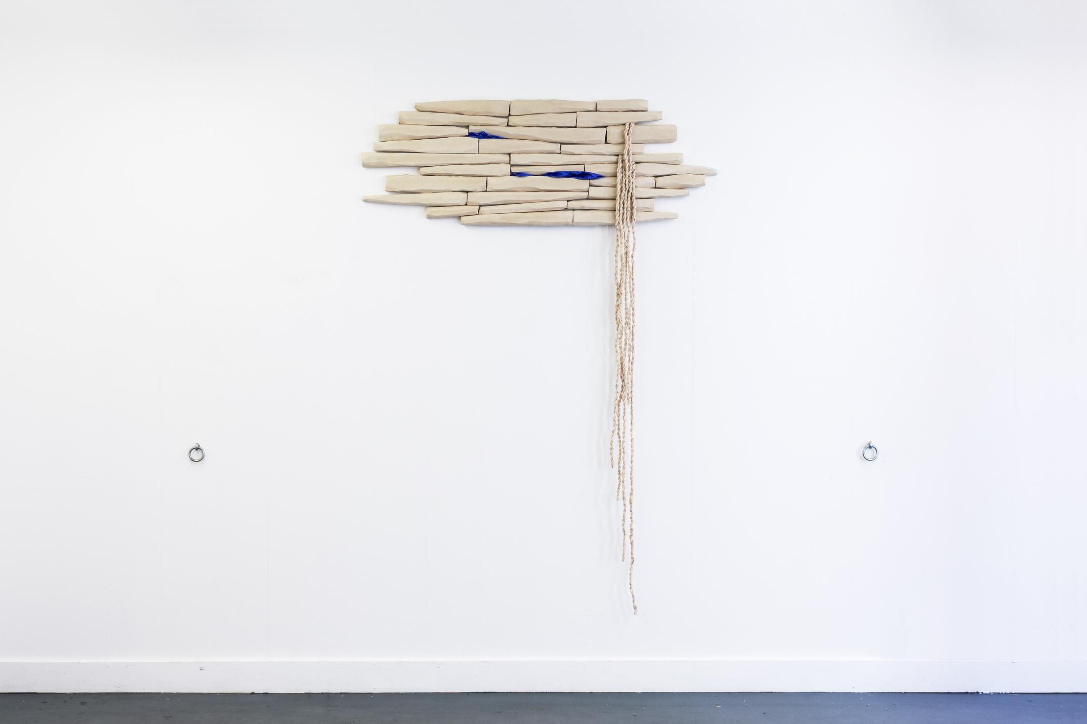 Exhibition View Groupshow «Heavy Satin; view on Roman Gysin, Hanging Out with Strangers 6, 2020» at Last Tango, Zurich, 2020 / Photo:  Kilian Bannwart / Courtesy: the artists and Last Tango