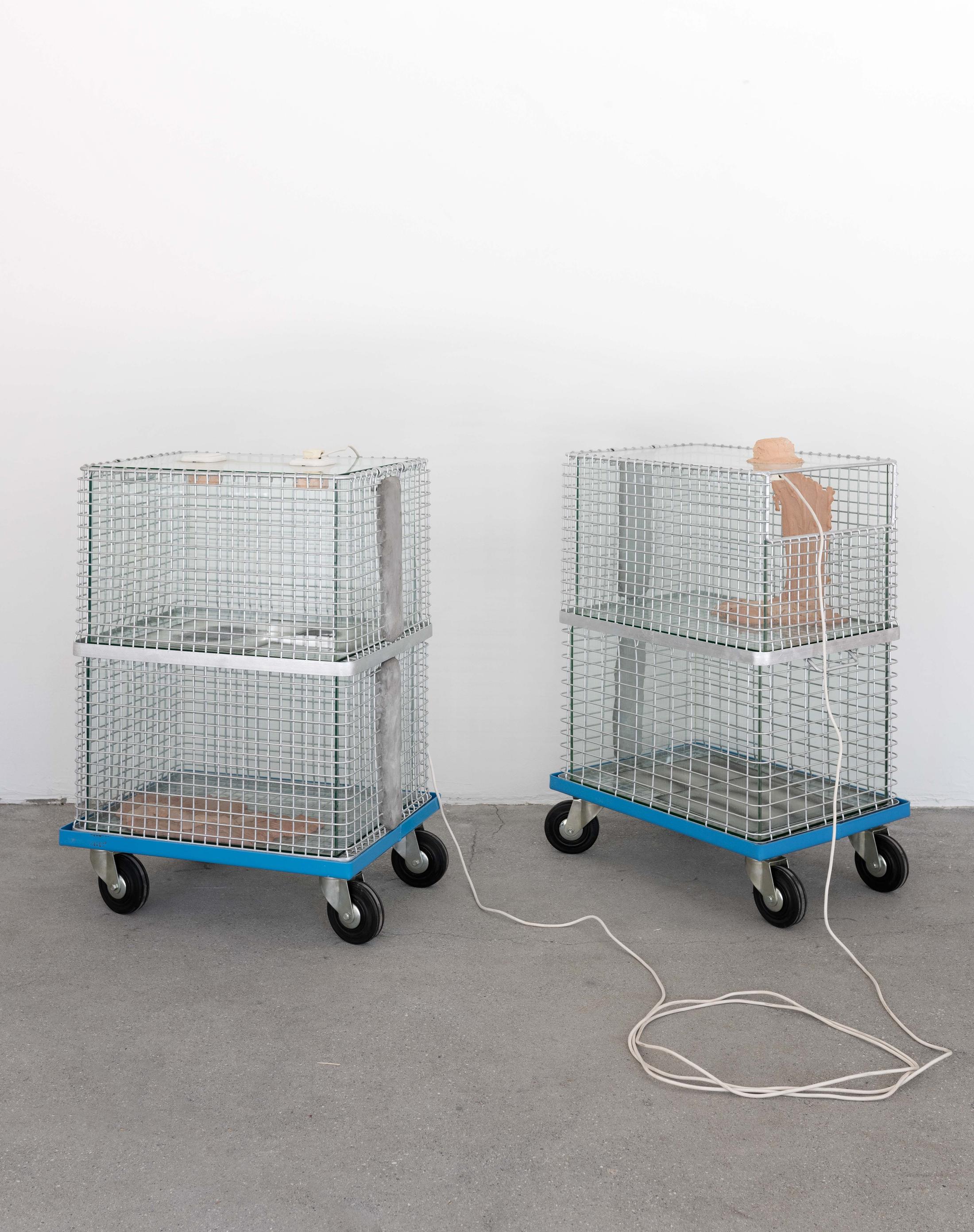 Exhibition View Group Show «Hello America; view on Tishan Hsu, Pacemaker, 1989 - 90» at Karma International, Zurich, 2021 / Photo: Flavio Karrer / Courtesy: the artist and Karma International