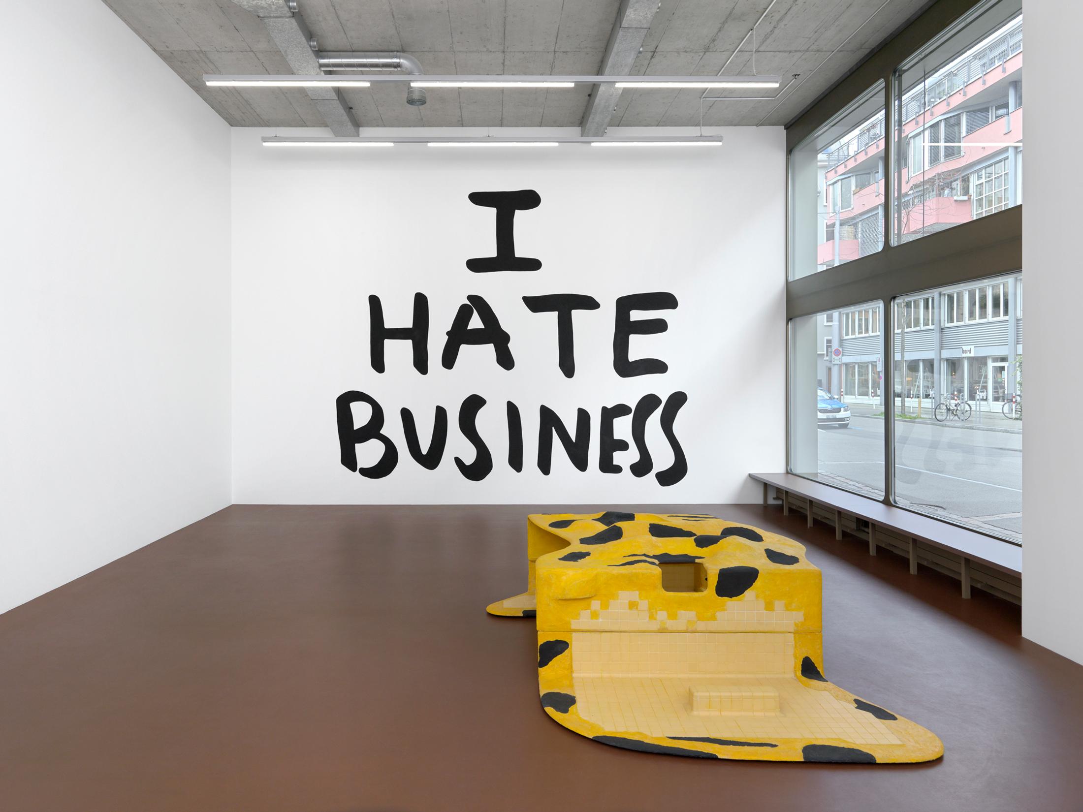 Exhibition View Group Show «Hello America» at Karma International, Zurich, 2021 / Photo: Annik Wetter / Courtesy: the artists and Karma International