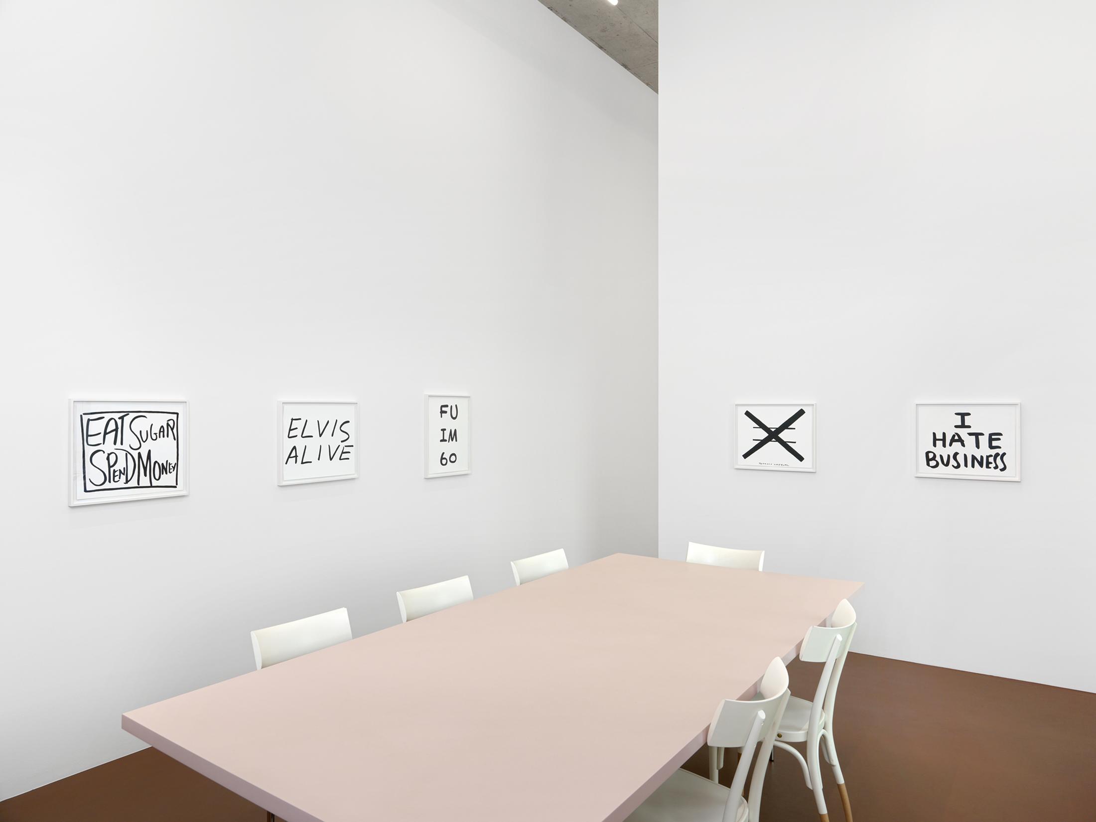 Exhibition View Group Show «Hello America» at Karma International, Zurich, 2021 / Photo: Annik Wetter / Courtesy: the artists and Karma International