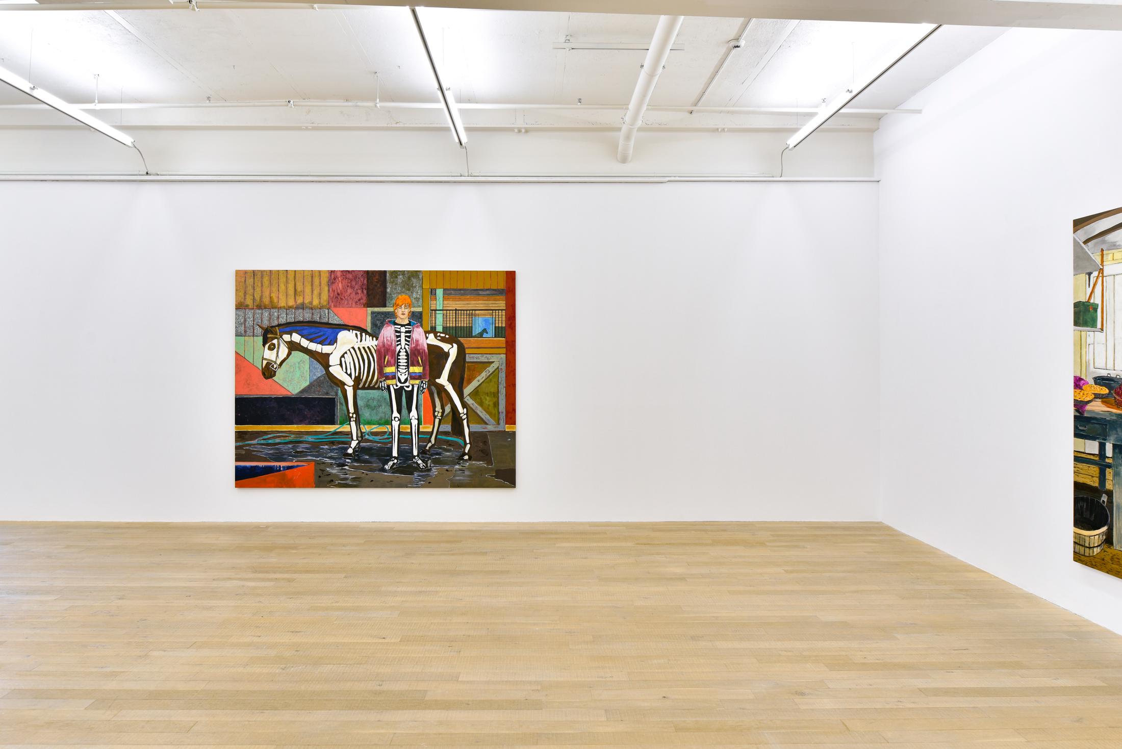 Exhibition View Hernan Bas Soloshow «Interiors» at Galerie Peter Kilchmann, Zurich, 2020 / Courtesy: the artist and Galerie Peter Kilchmann