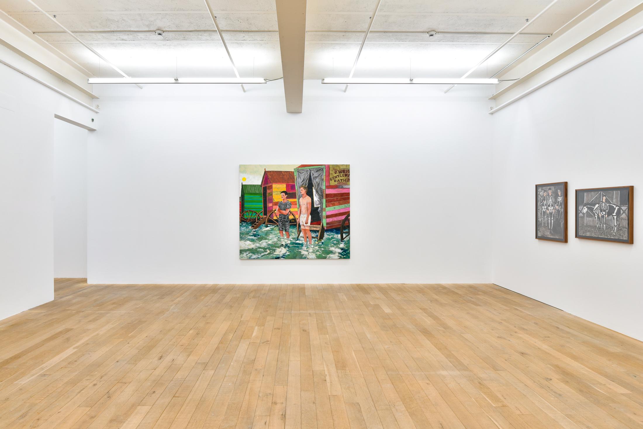 Exhibition View Hernan Bas Soloshow «Interiors» at Galerie Peter Kilchmann, Zurich, 2020 / Courtesy: the artist and Galerie Peter Kilchmann