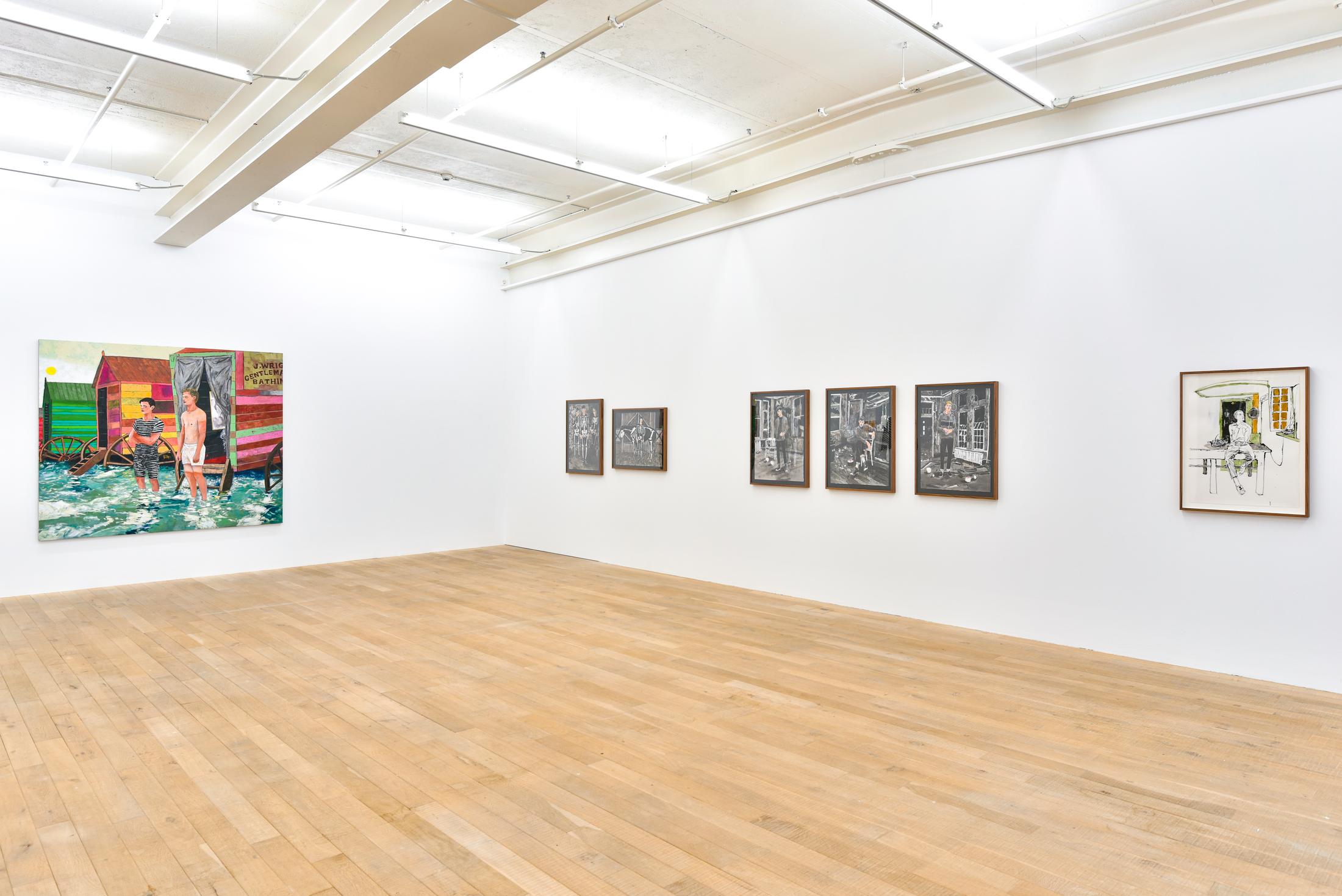 Exhibition View Hernan Bas Soloshow «Interiors» at Galerie Peter Kilchmann, Zurich, 2020 / Courtesy: the artist and Galerie Peter Kilchmann