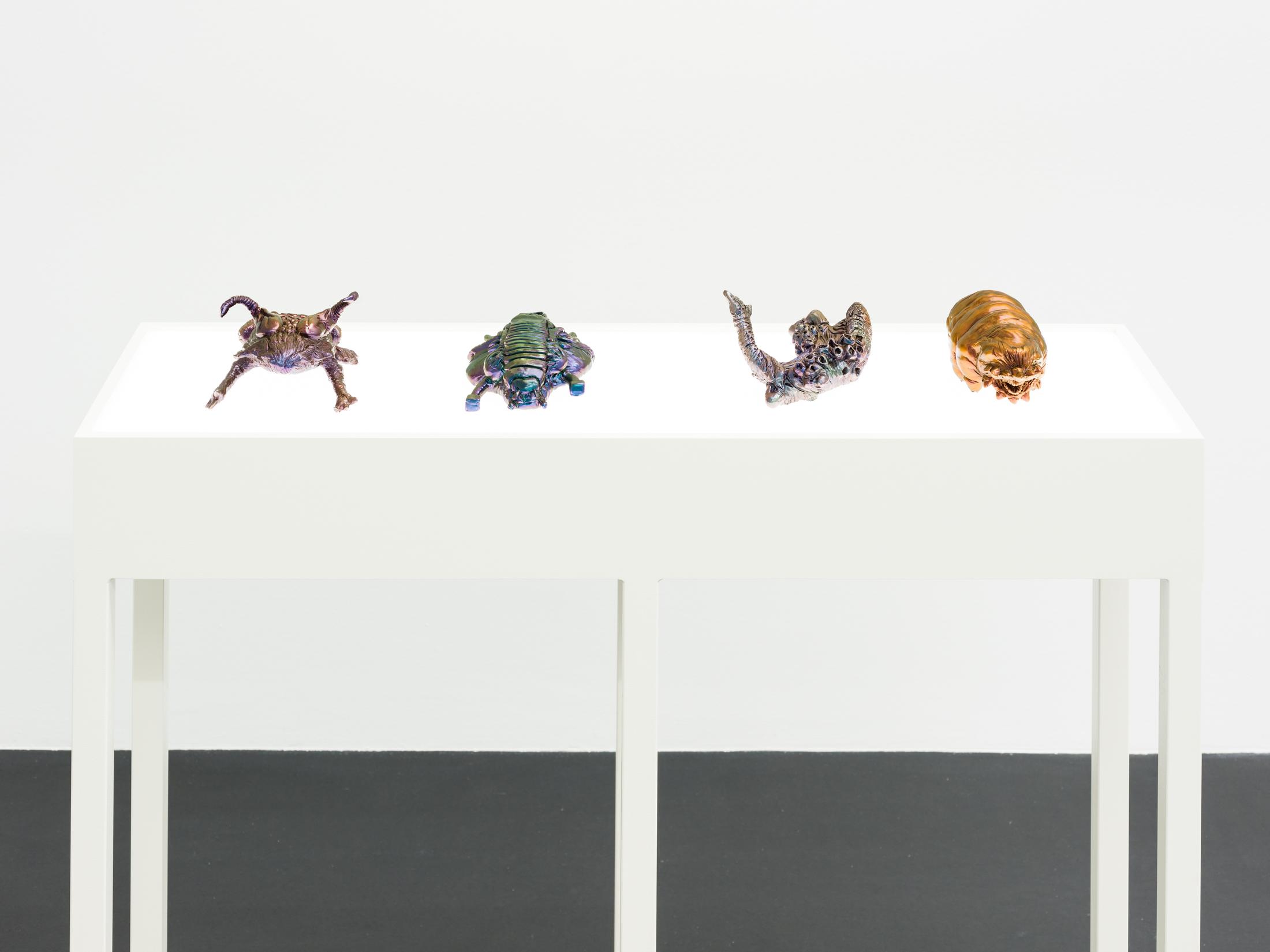 Exhibition View Groupshow «HOOKS & CLAWS; view on Max Hooper Schneider, Extremophile Alloys, 2018» at Galerie Gregor Staiger, Zurich, 2020 / Photo: © Galerie Gregor Staiger / Courtesy: the artist & High Art, Paris