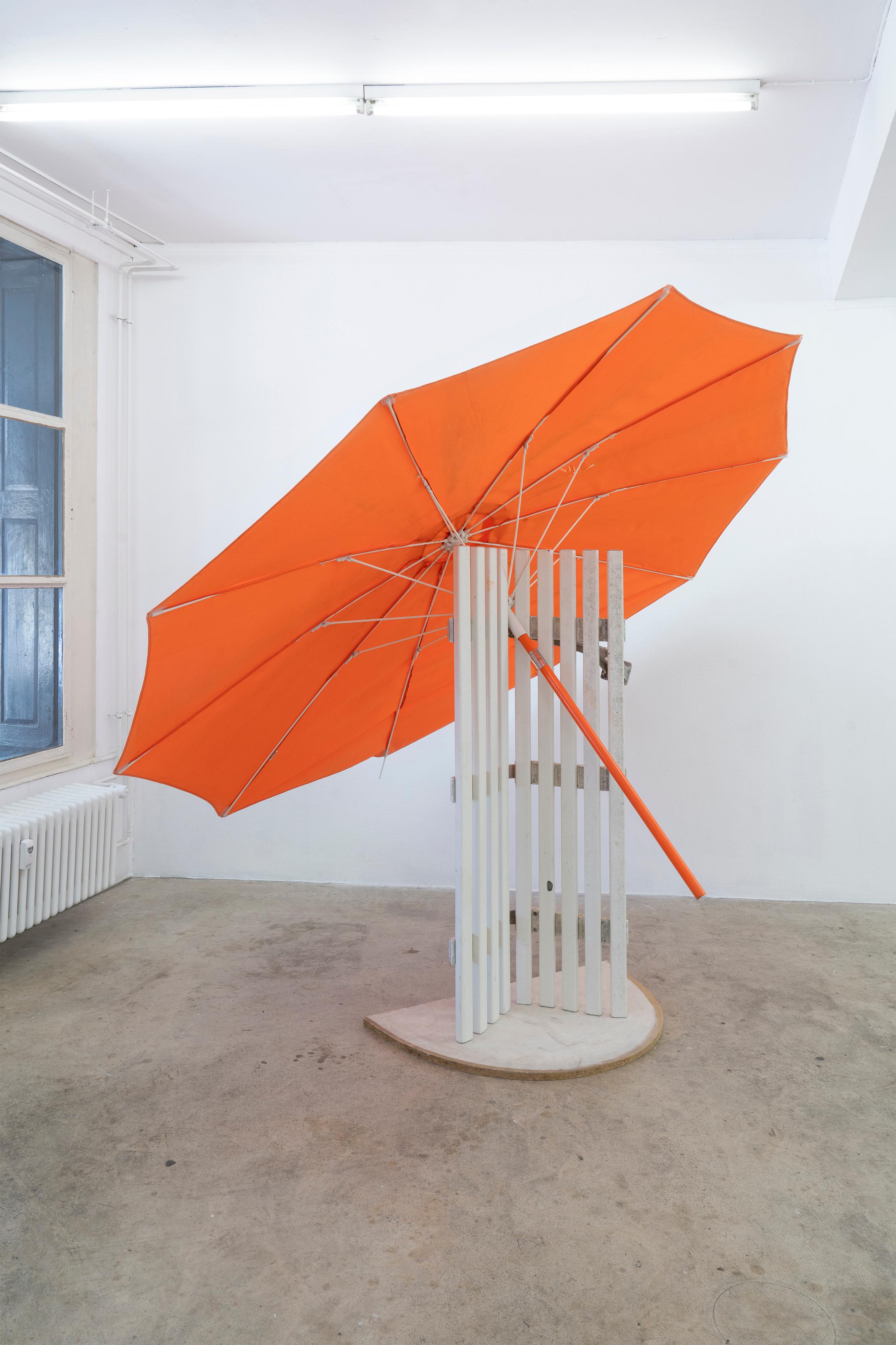 Exhibition View Group Show «House Taken Over; view on Ser Serpas, Trickled Harness baleful fall in, 2022» at Milieu, Berne, 2022 / Photo: Claude Barrault / Courtesy: the artist and Karma International, Zurich