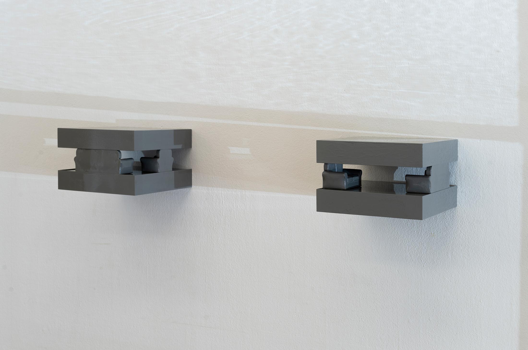 Exhibition View Group Show «House Taken Over; view on Dominic Michel, Track I/II, 2022» at Milieu, Berne, 2022 / Photo: Claude Barrault / Courtesy: the artist and Milieu