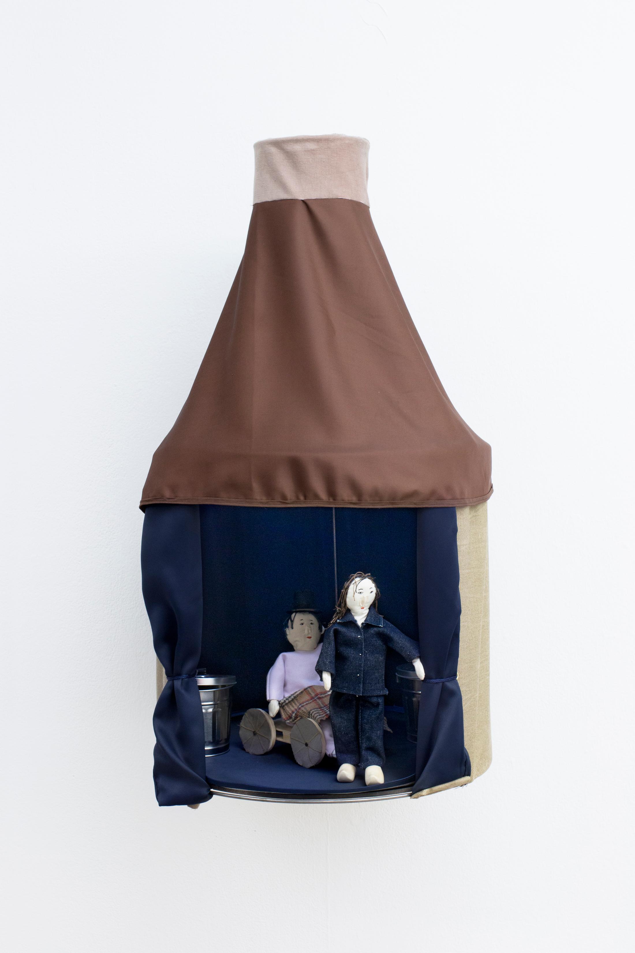 Exhibition View Groupshow «Hypnology; view on Mia Sanchez, The Assembly, 2018» at Milieu, Bern, 2018