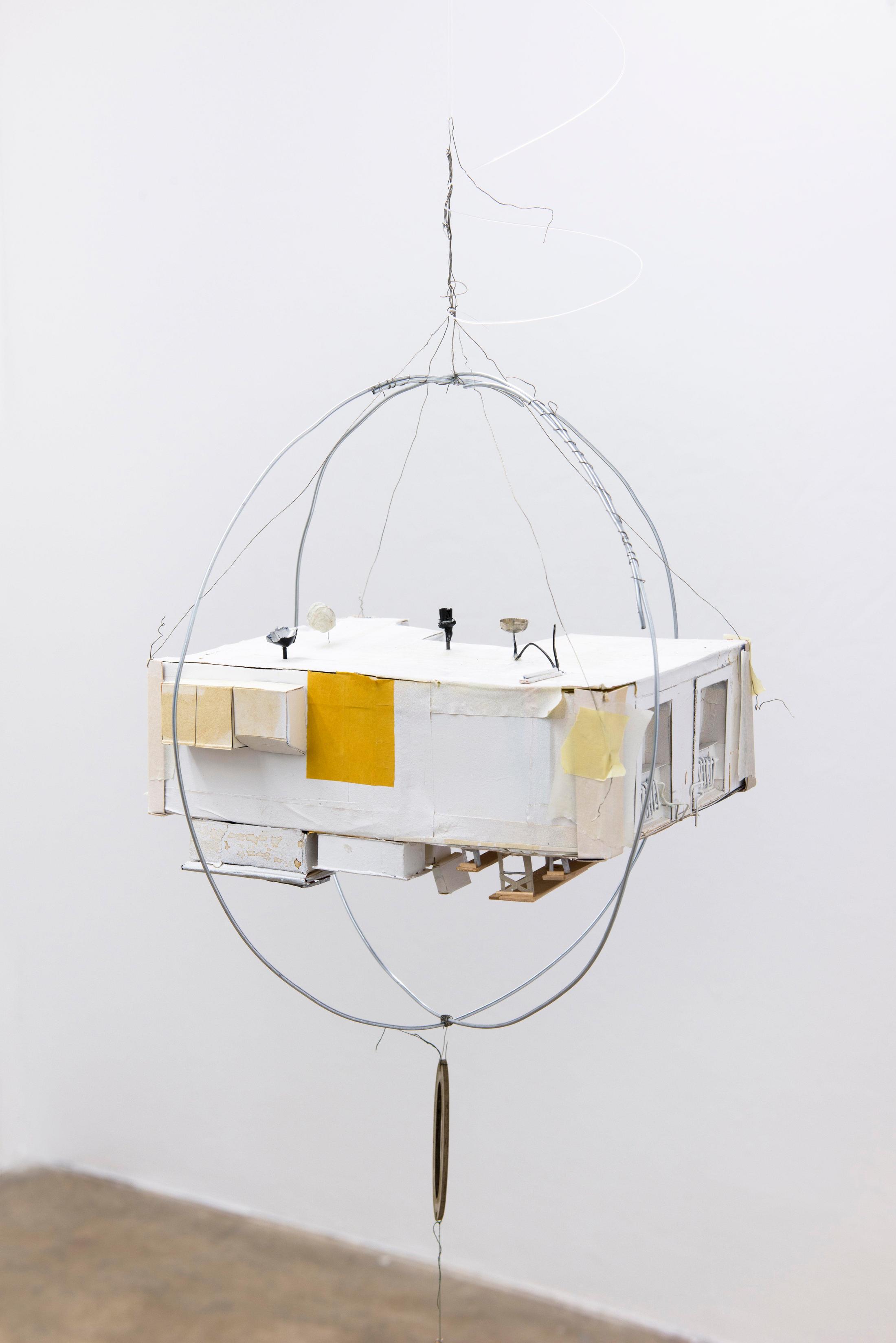 Exhibition View Groupshow «Hypnology; view on Andreas Kalbermatter, reversed center of attraction into a firmament of melancholy, dedicated to a friend, 2018» at Milieu, Bern, 2018