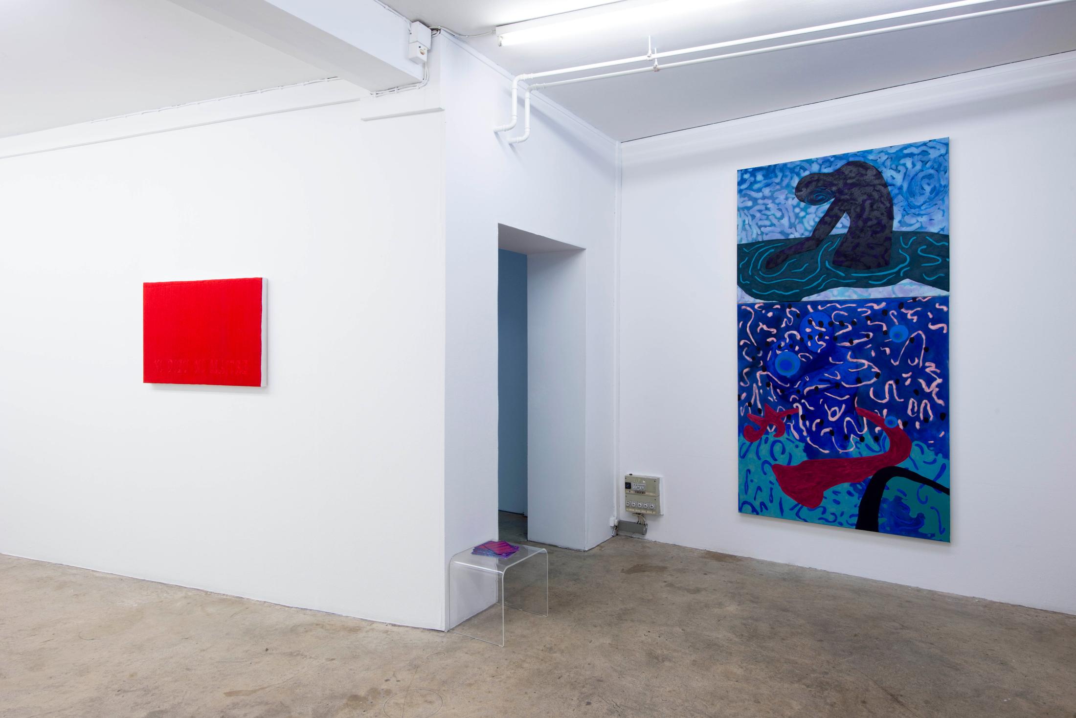 Exhibition View Groupshow «Hypnology» at Milieu, Bern, 2018