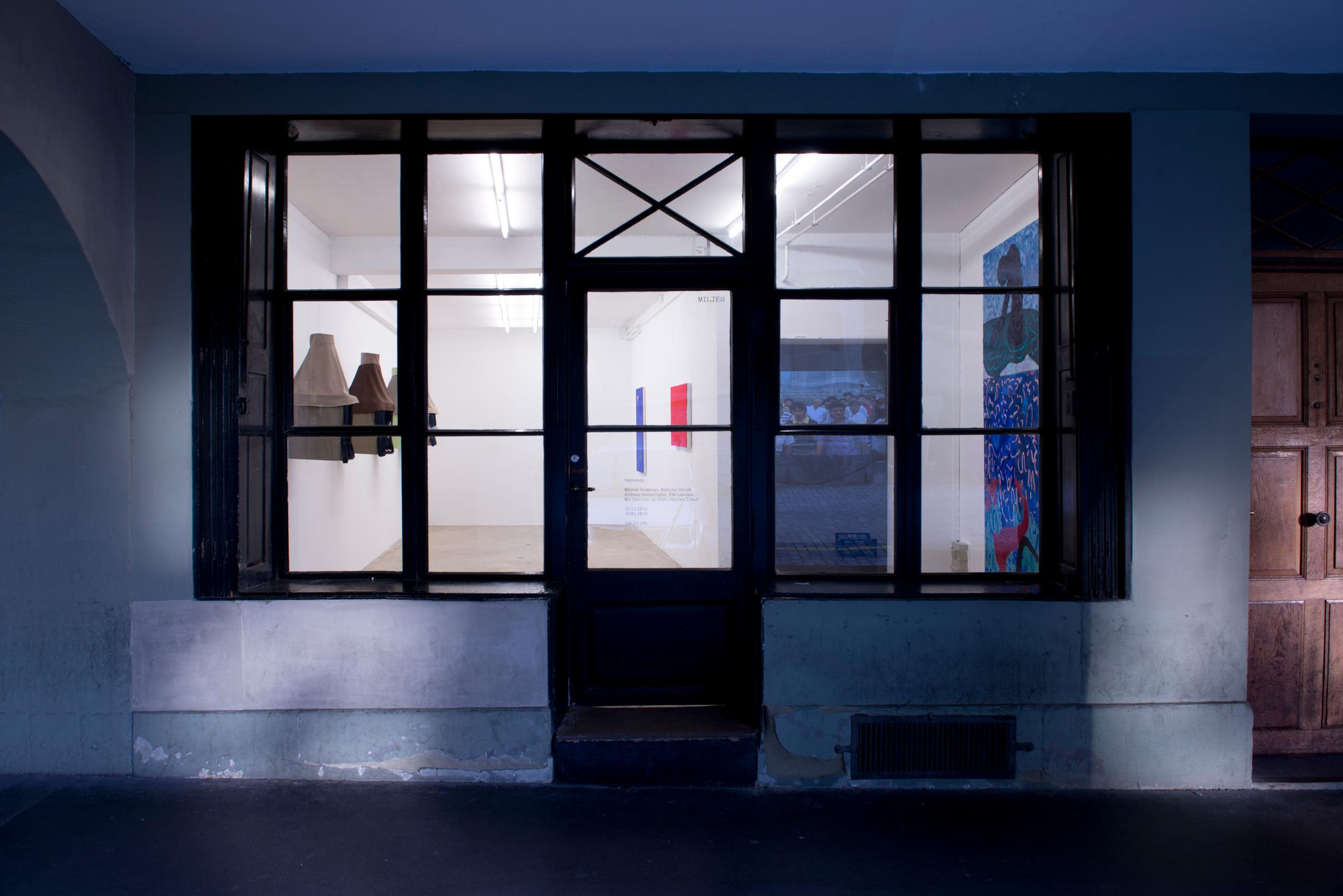 Exhibition View Groupshow «Hypnology» at Milieu, Bern, 2018