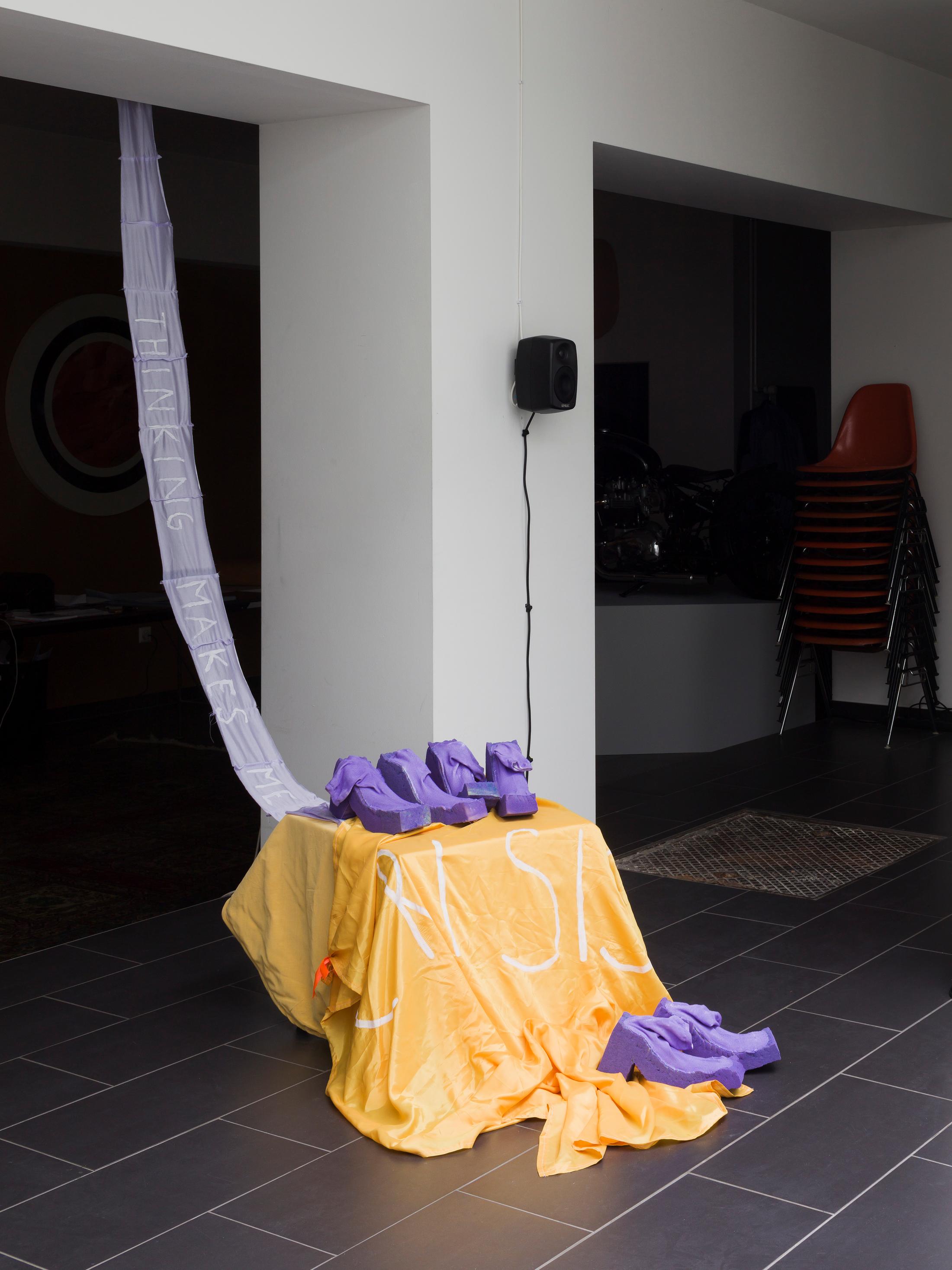 Installation View "I Am Our Common Pronoun" at SALTS, Birsfelden / © Gunnar Meier Photography, Courtesy: SALTS and the artists