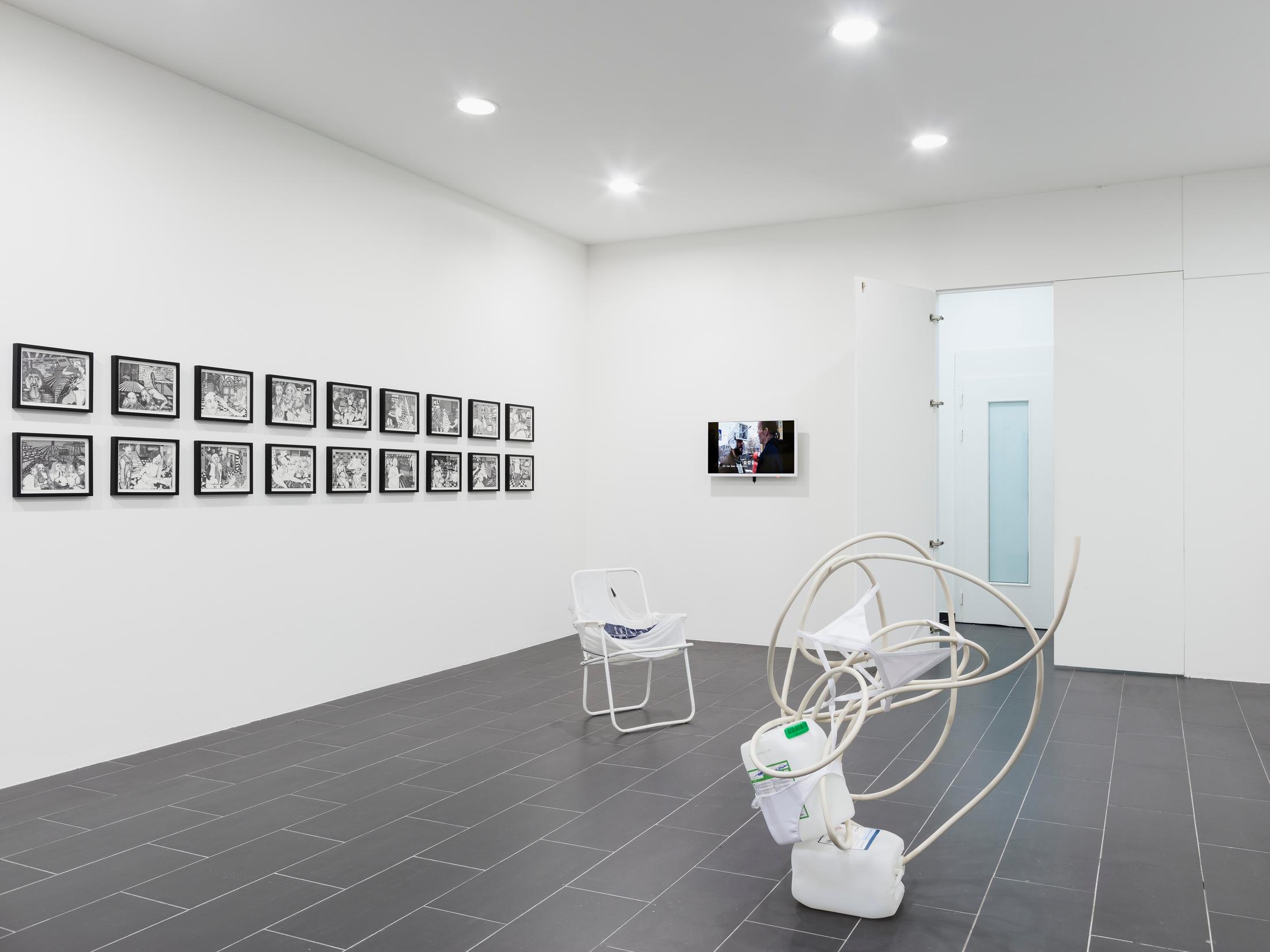 Installation View "I Am Our Common Pronoun" at SALTS, Birsfelden / © Gunnar Meier Photography, Courtesy: SALTS and the artists