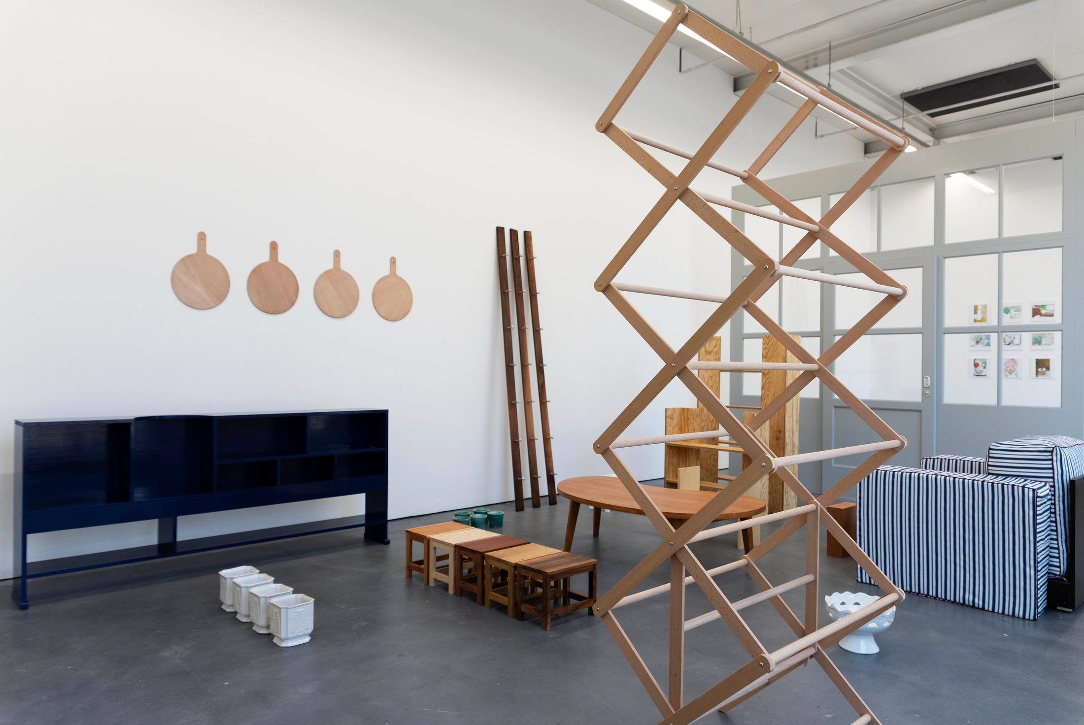 Exhibition View Graduation Show Bachelor and Master Art Institute HGK FHNW, Basel «I-Hood; view on Guadalupe Ruiz, Agate Grey, 2019» at Kunsthaus Baselland, 2019 / Photo: Christoph Bühler / Courtesy: the artists