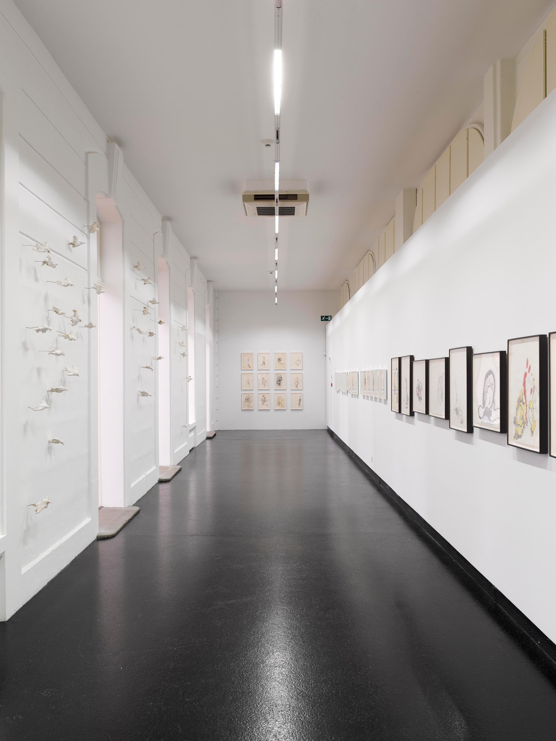 Exhibition View Ida Applebroog Soloshow at Kunstmuseum Thun, 2019, Thun / Photo: Dominique Uldry