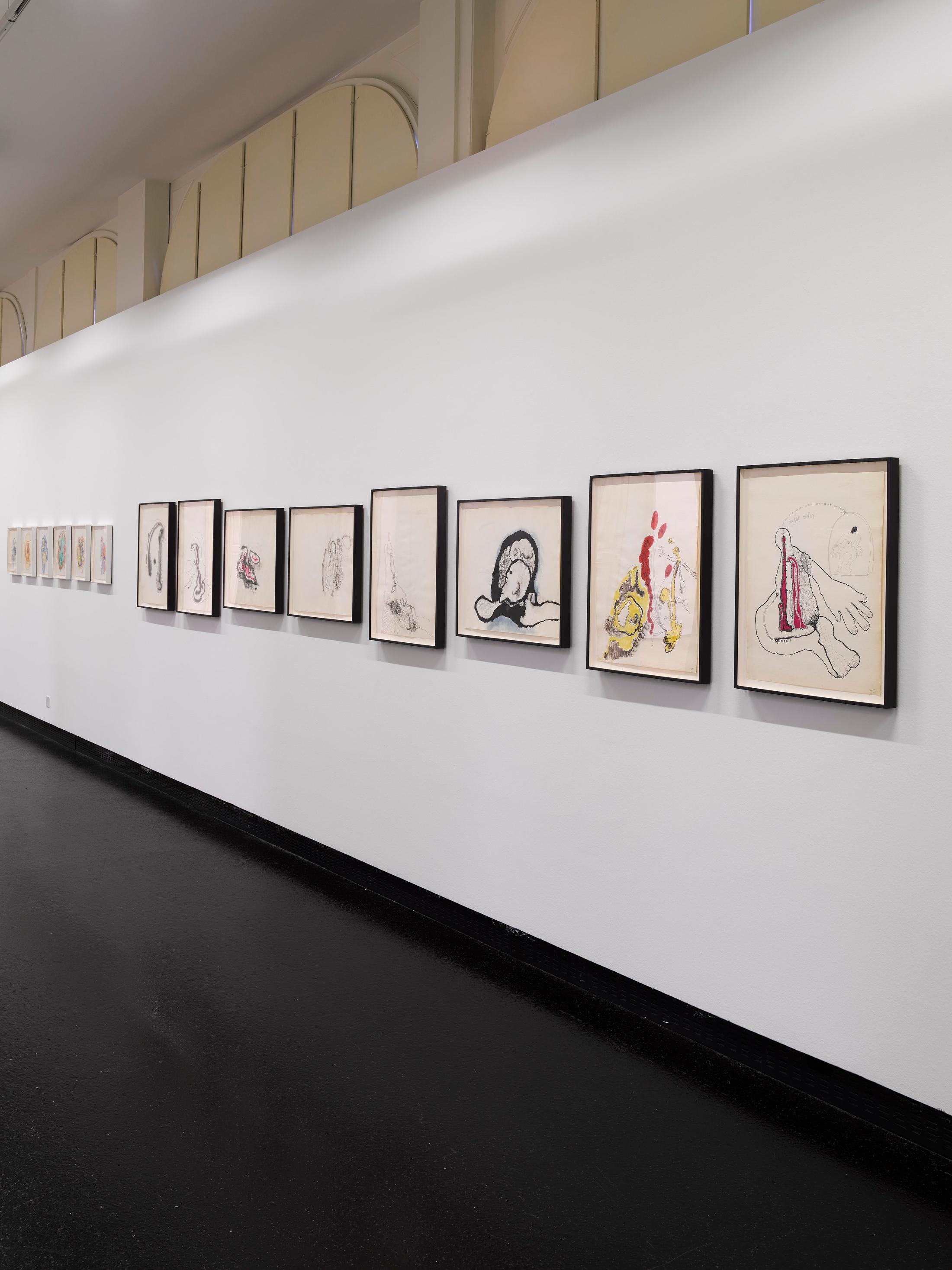 Exhibition View Ida Applebroog Soloshow at Kunstmuseum Thun, 2019, Thun / Photo: Dominique Uldry