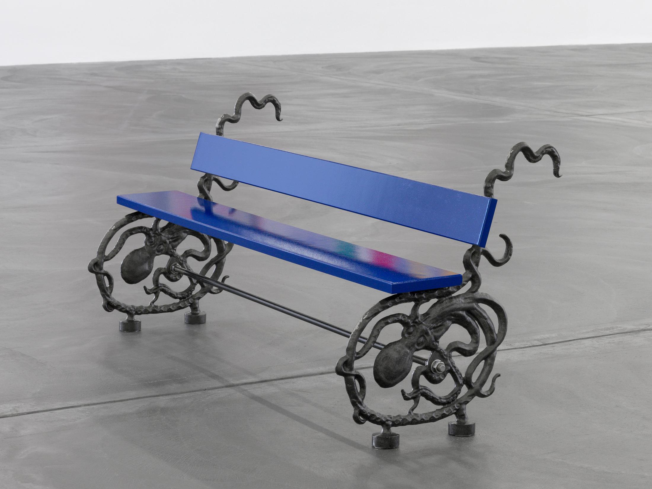 Exhibition View Ida Ekblad Soloshow «FRA ÅRE TIL OVN» at Kunsthalle Zürich,  Zurich, 2019 / © Photo: Annik Wetter / Courtesy: the artist and Kunsthalle Zürich