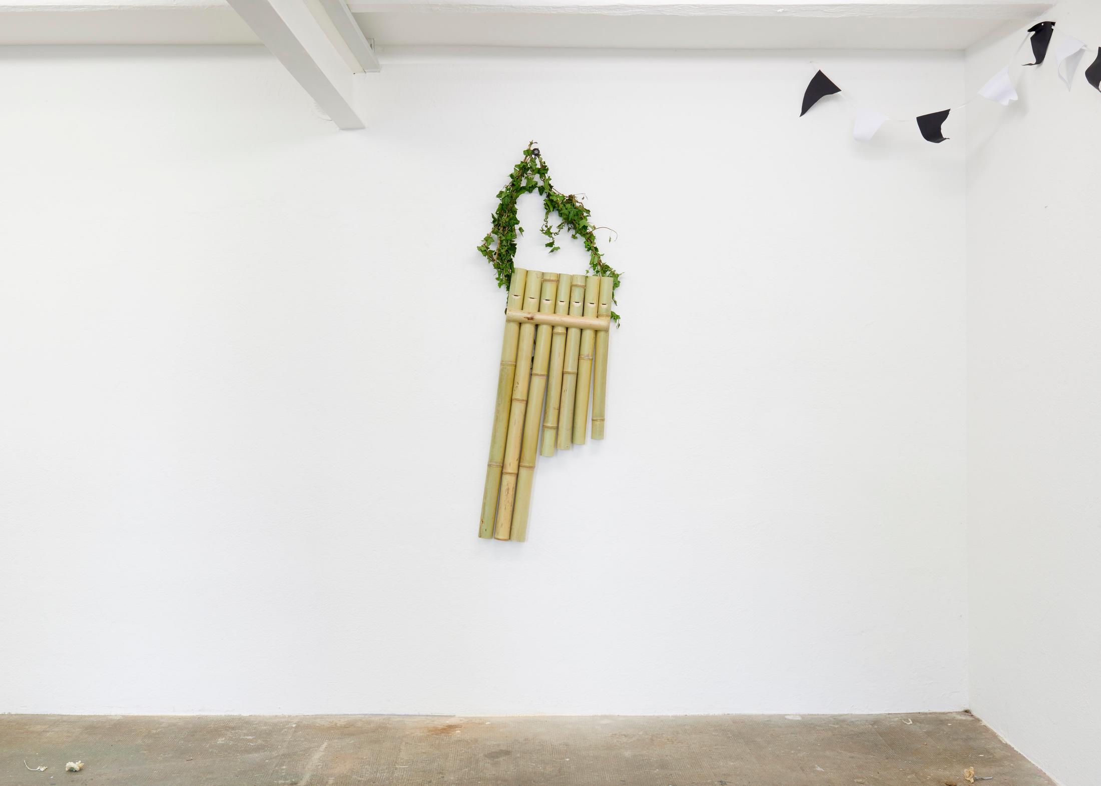 Exhibition View Duo Exhibition «Sunday Was Already Today; view on Ilaria Vinci» at WallStreet, Fribourg, 2020 / Photo: Guillaume Python / Courtesy: the artist and WallStreet