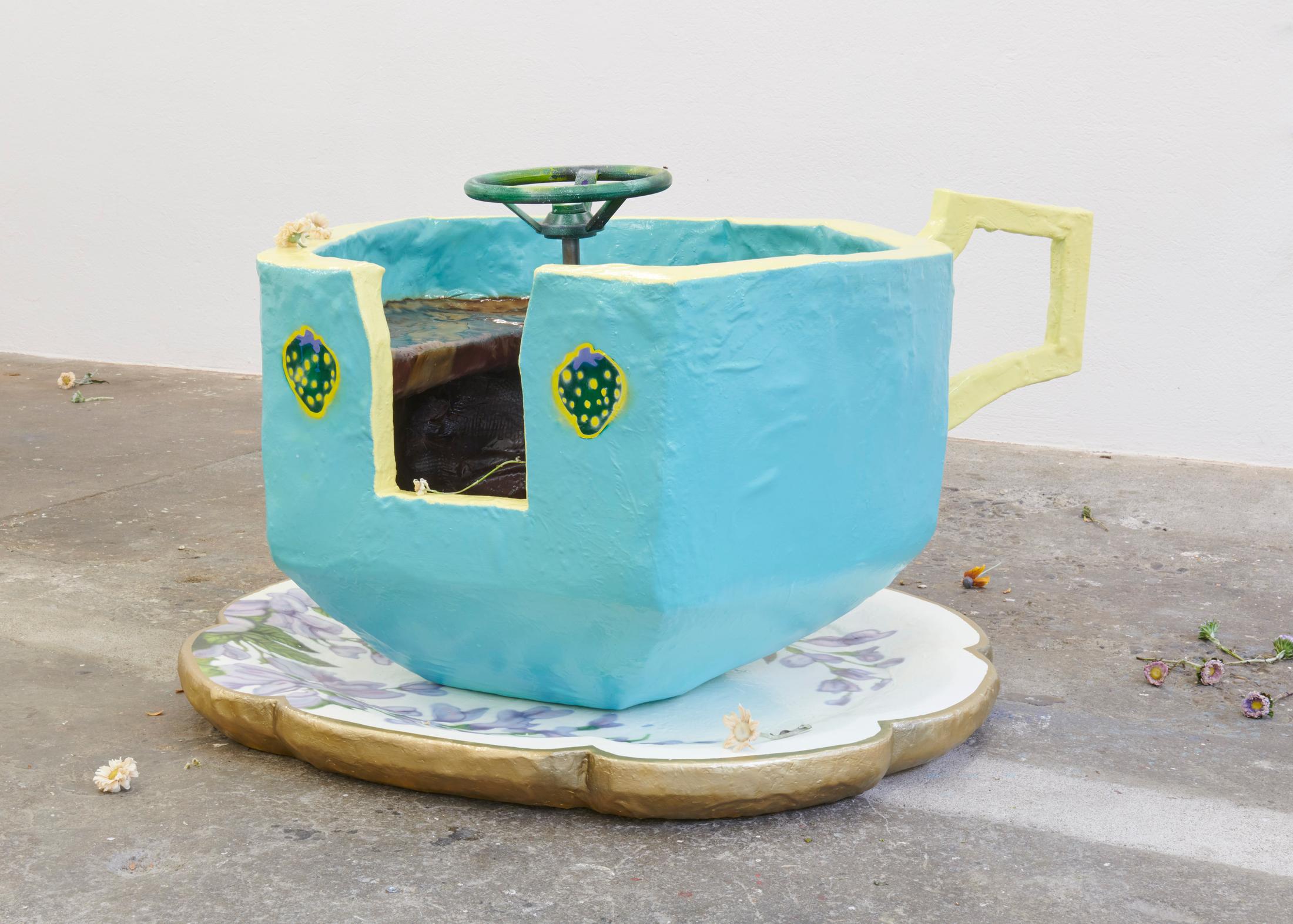 Exhibition View Duo Exhibition «Sunday Was Already Today; view on Ilaria Vinci» at WallStreet, Fribourg, 2020 / Photo: Guillaume Python / Courtesy: the artist and WallStreet