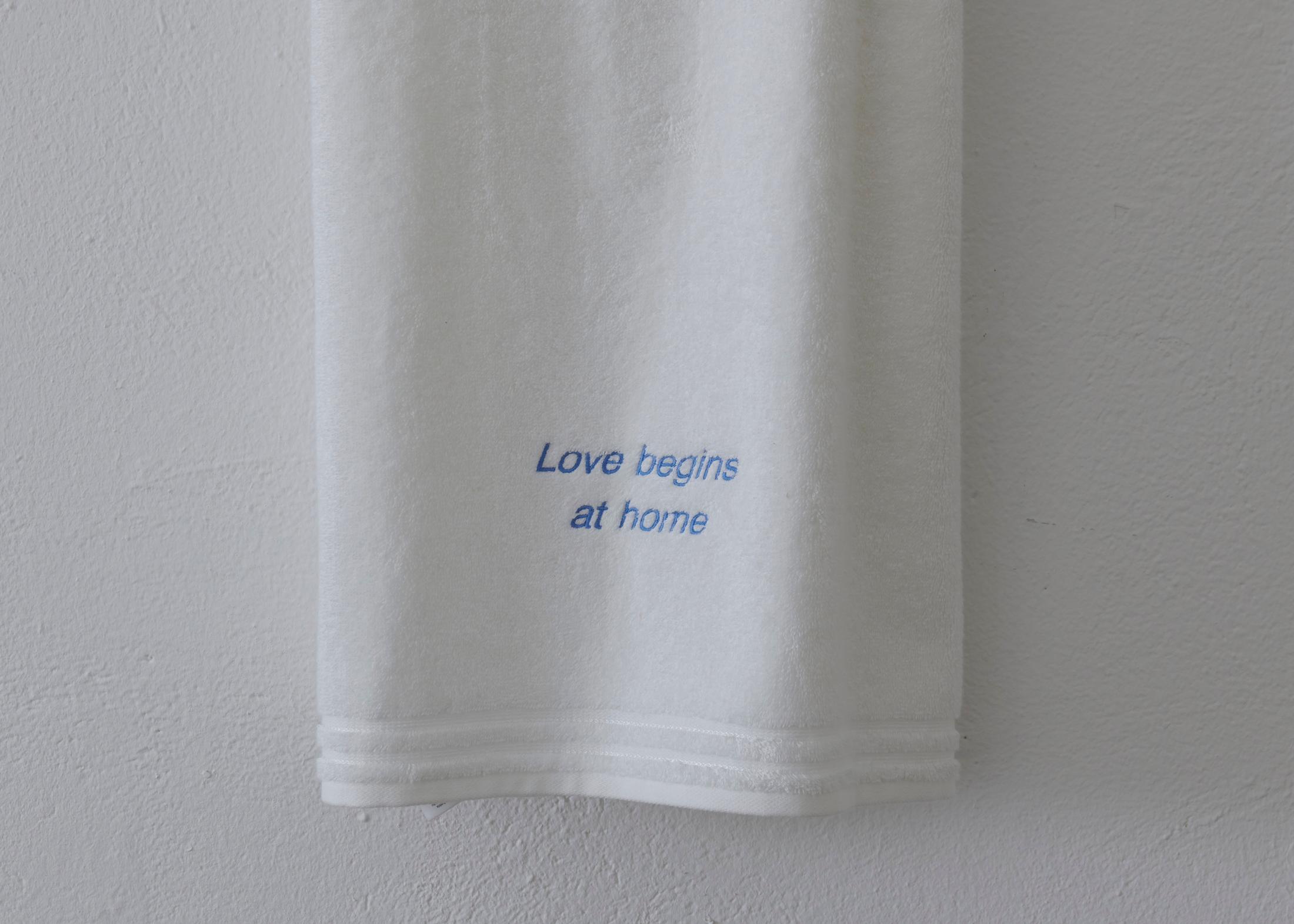 Exhibition View Duo Exhibition «Sunday Was Already Today; view on Ilaria Vinci» at WallStreet, Fribourg, 2020 / Photo: Guillaume Python / Courtesy: the artist and WallStreet