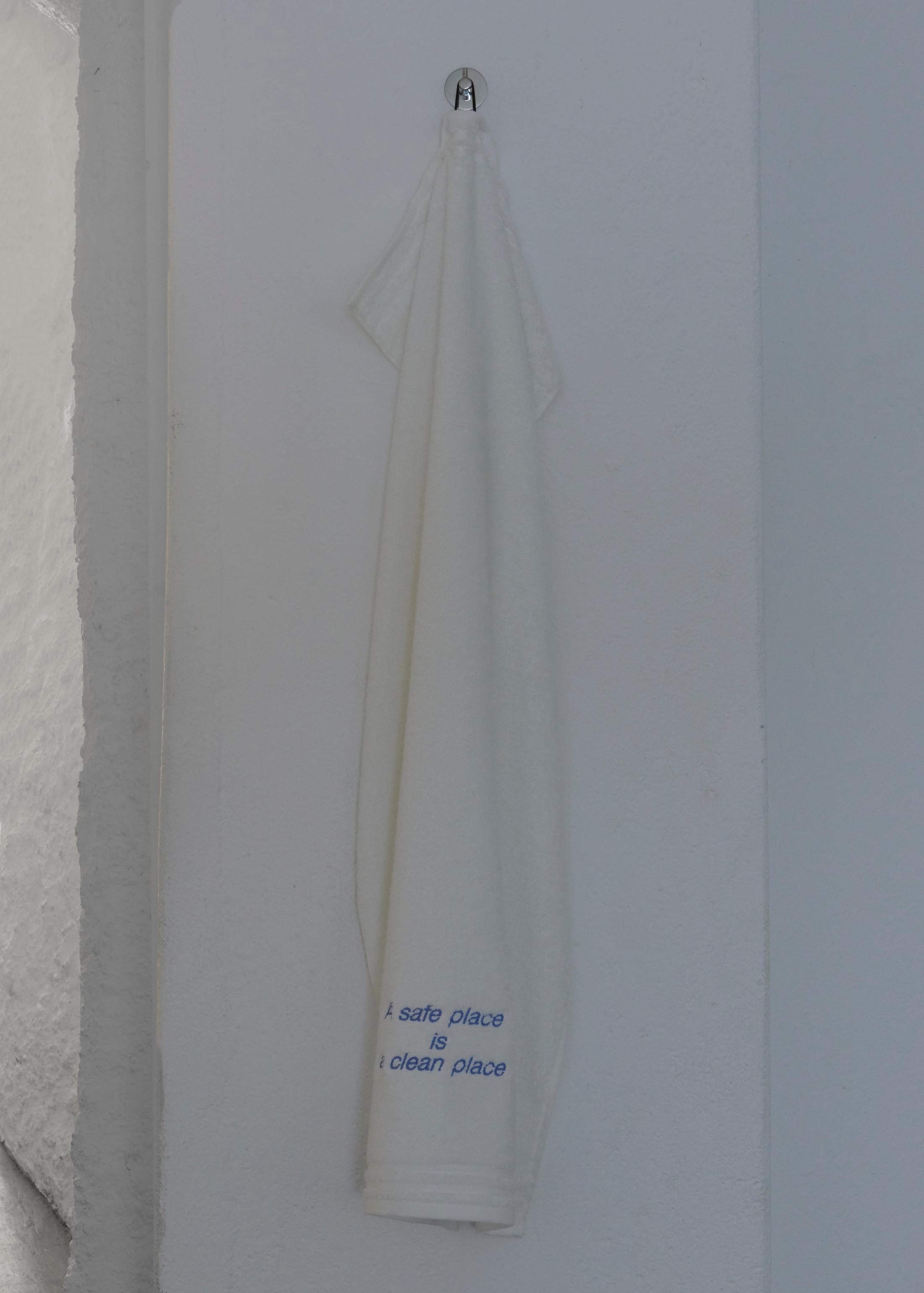 Exhibition View Duo Exhibition «Sunday Was Already Today; view on Ilaria Vinci» at WallStreet, Fribourg, 2020 / Photo: Guillaume Python / Courtesy: the artist and WallStreet